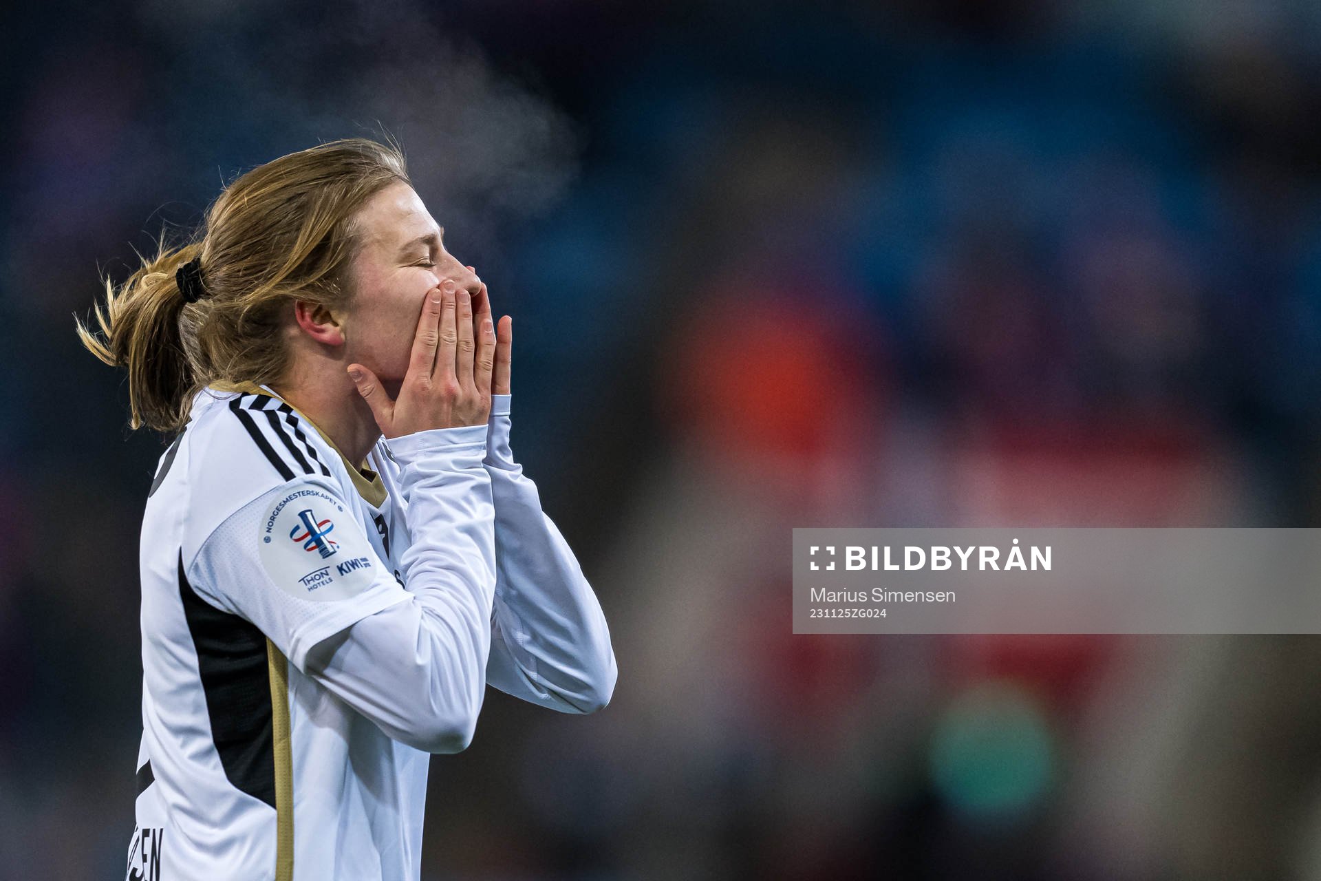 Cesilie Andreassen of Rosenborg celebrates