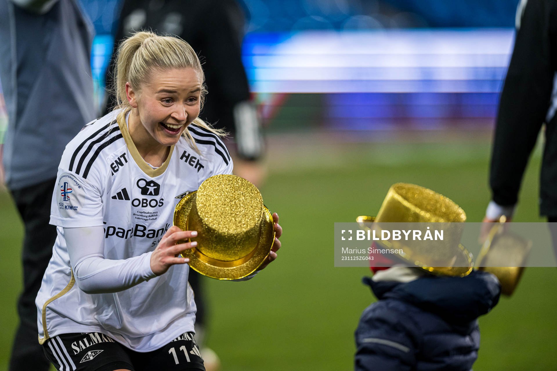 Anna Jøsendal of Rosenborg celebrates
