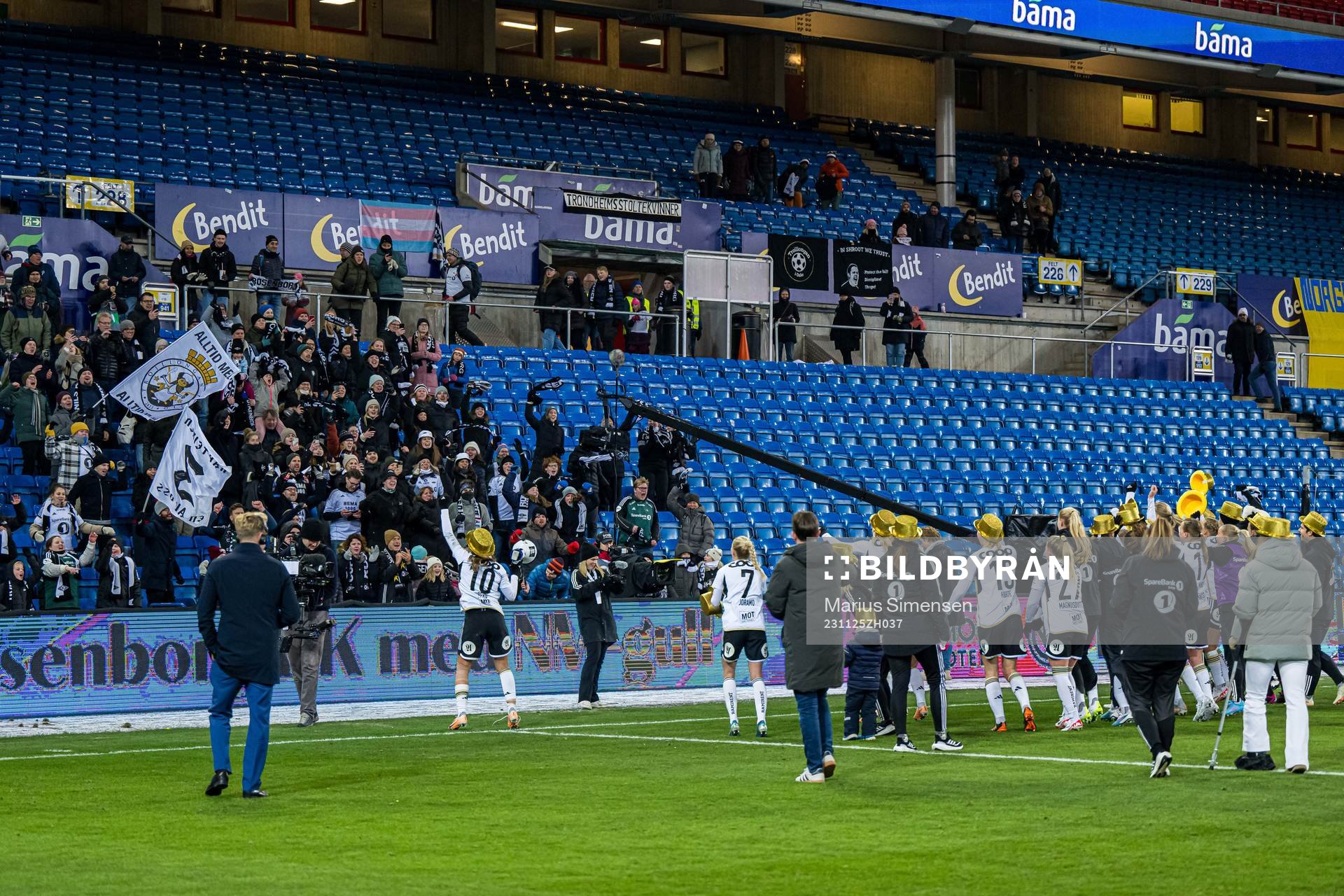 Players of Rosenborg celebrates
