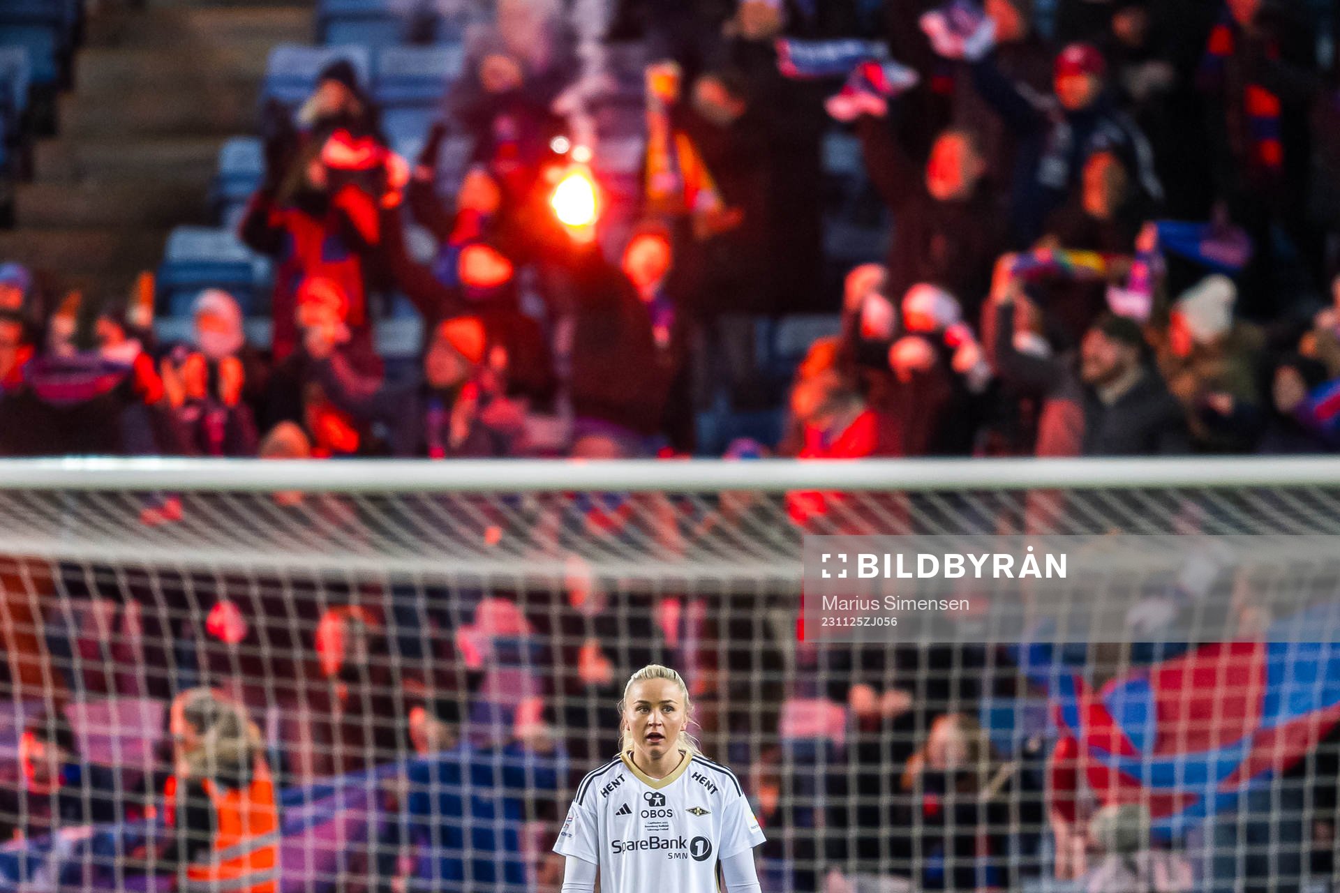 Anna Jøsendal of Rosenborg looks dejected