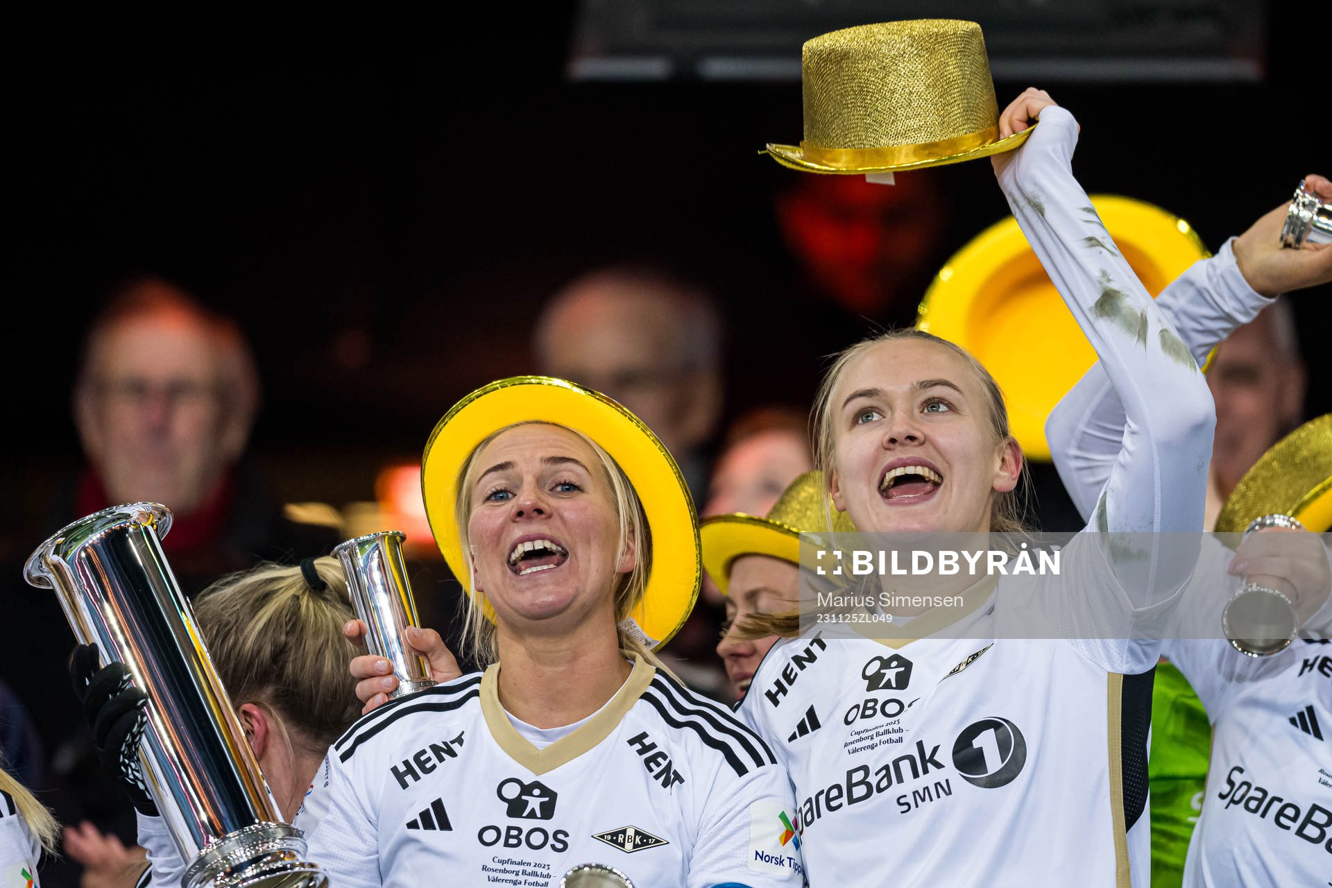Mali Lilleås Næss and Elin Åhgren Sørum of Rosenborg