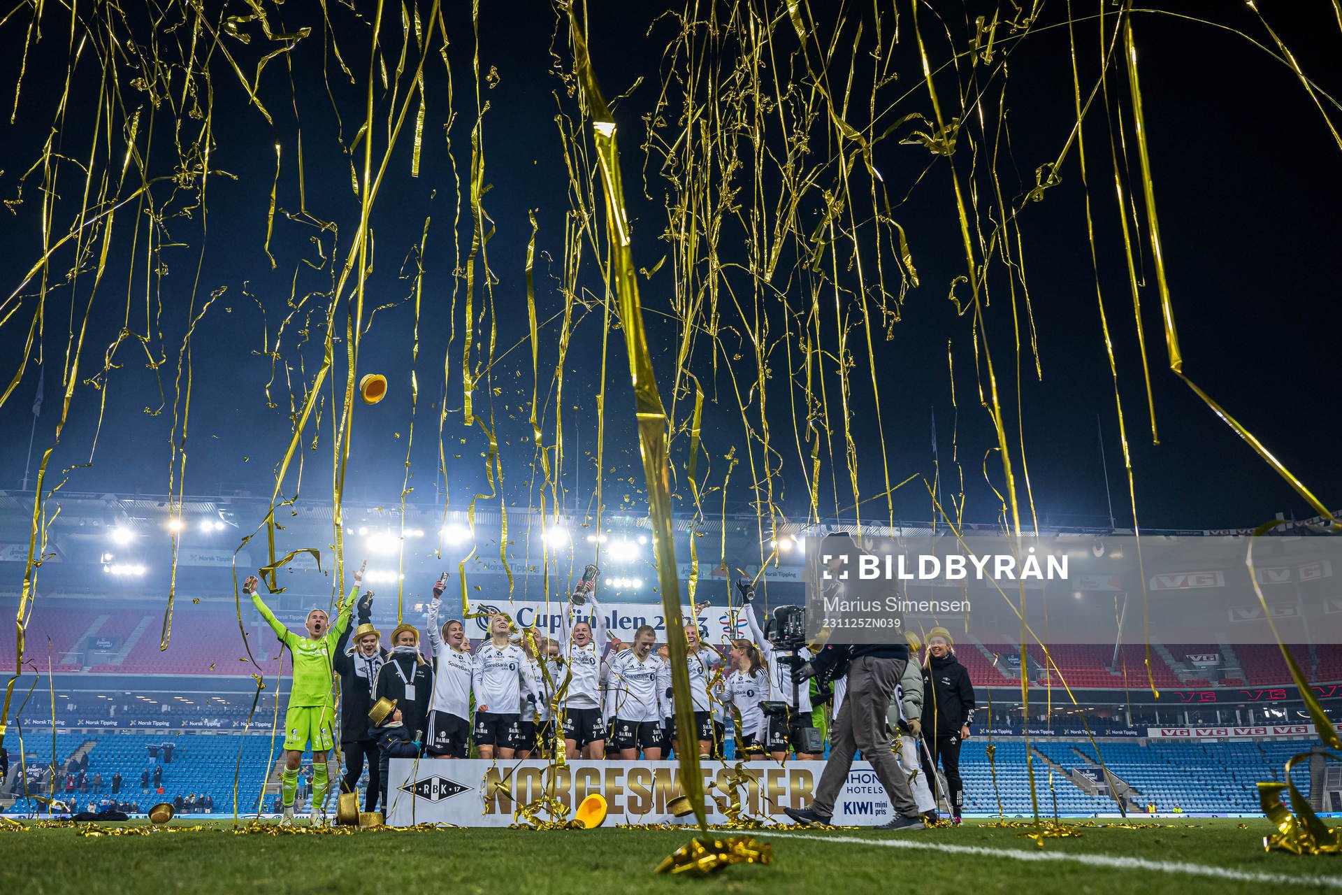 Players of Rosenborg celebrates