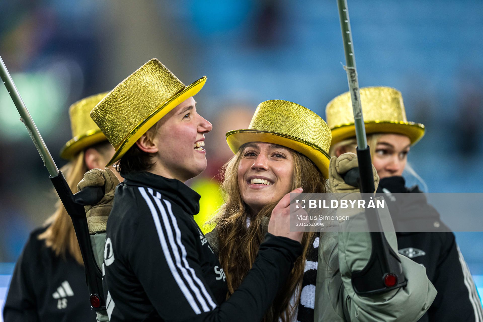 Lene Christensen and Matilde Alsaker Rogde of Rosenborg