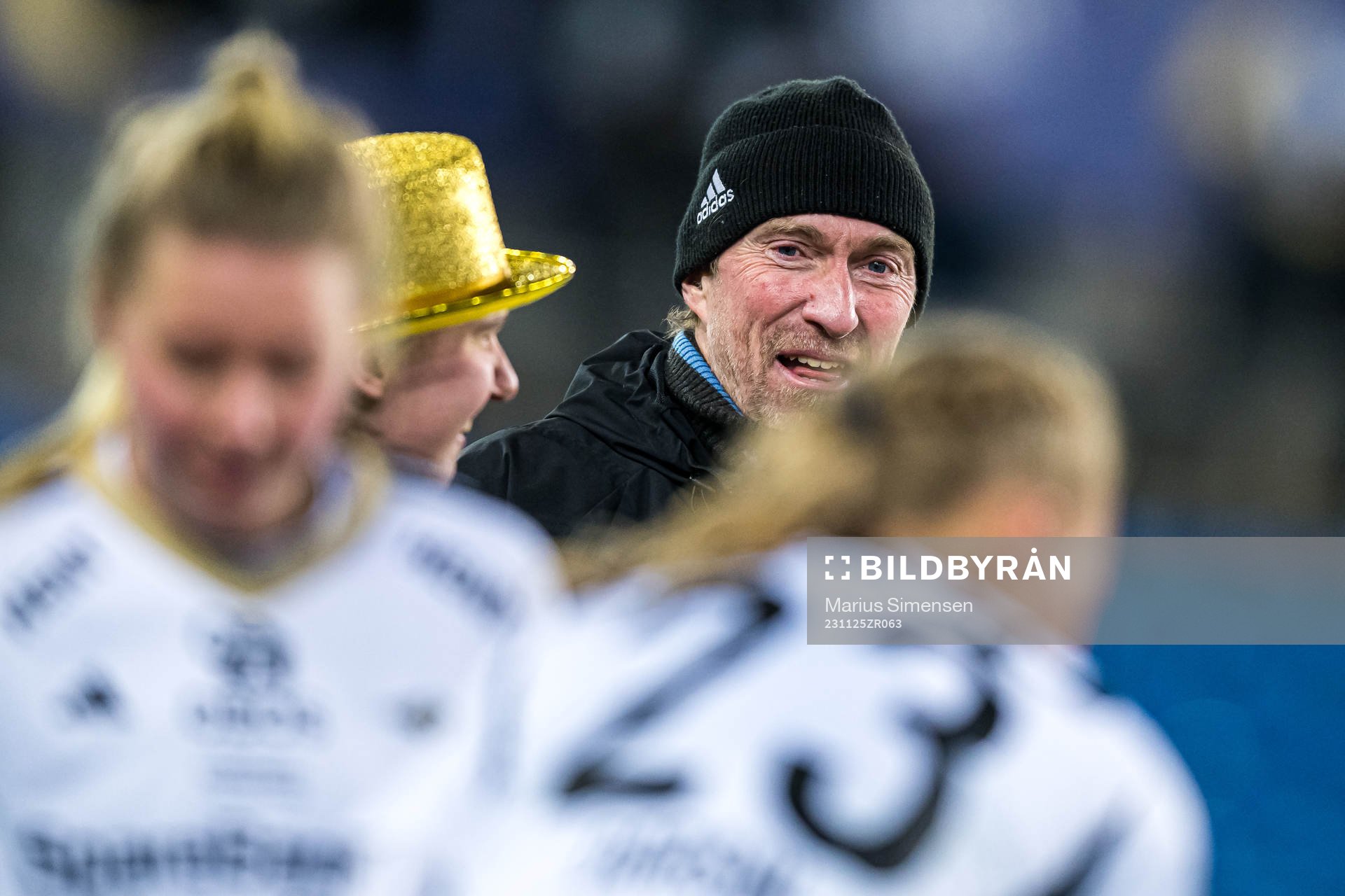 Steinar Lein, head coach of Rosenborg, celebrates