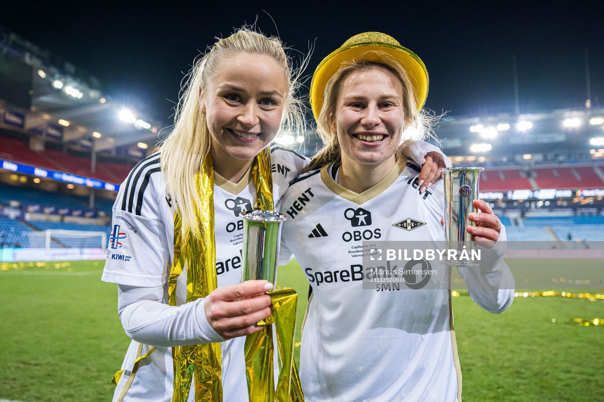 Anna Jøsendal and Cesilie Andreassen of Rosenborg