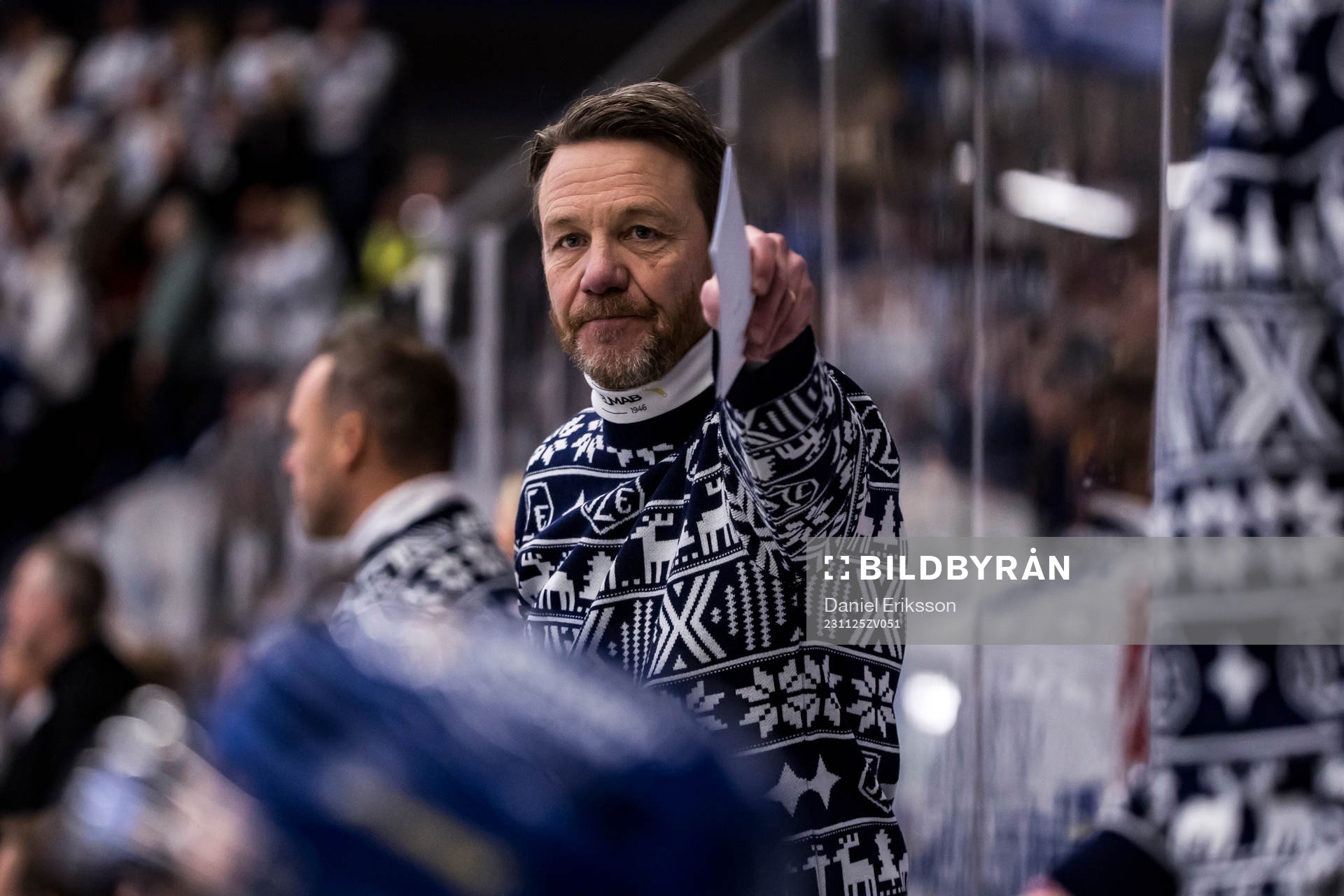 Leksands tränare Charles Berglund