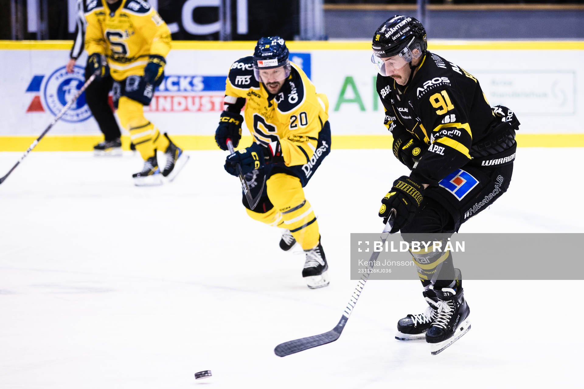 Västerås Nicholas Hutchison och Södertäljes Marcus