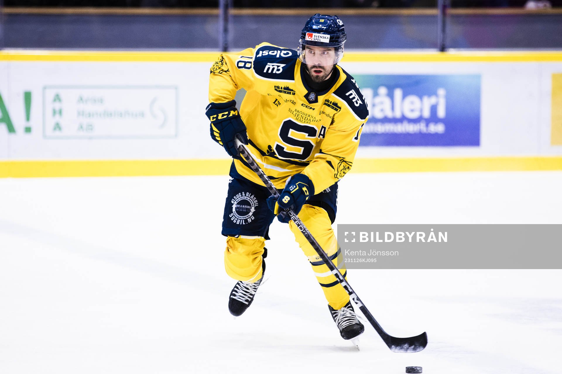 Södertäljes Linus Videll och Västerås Nicholas Hutchison