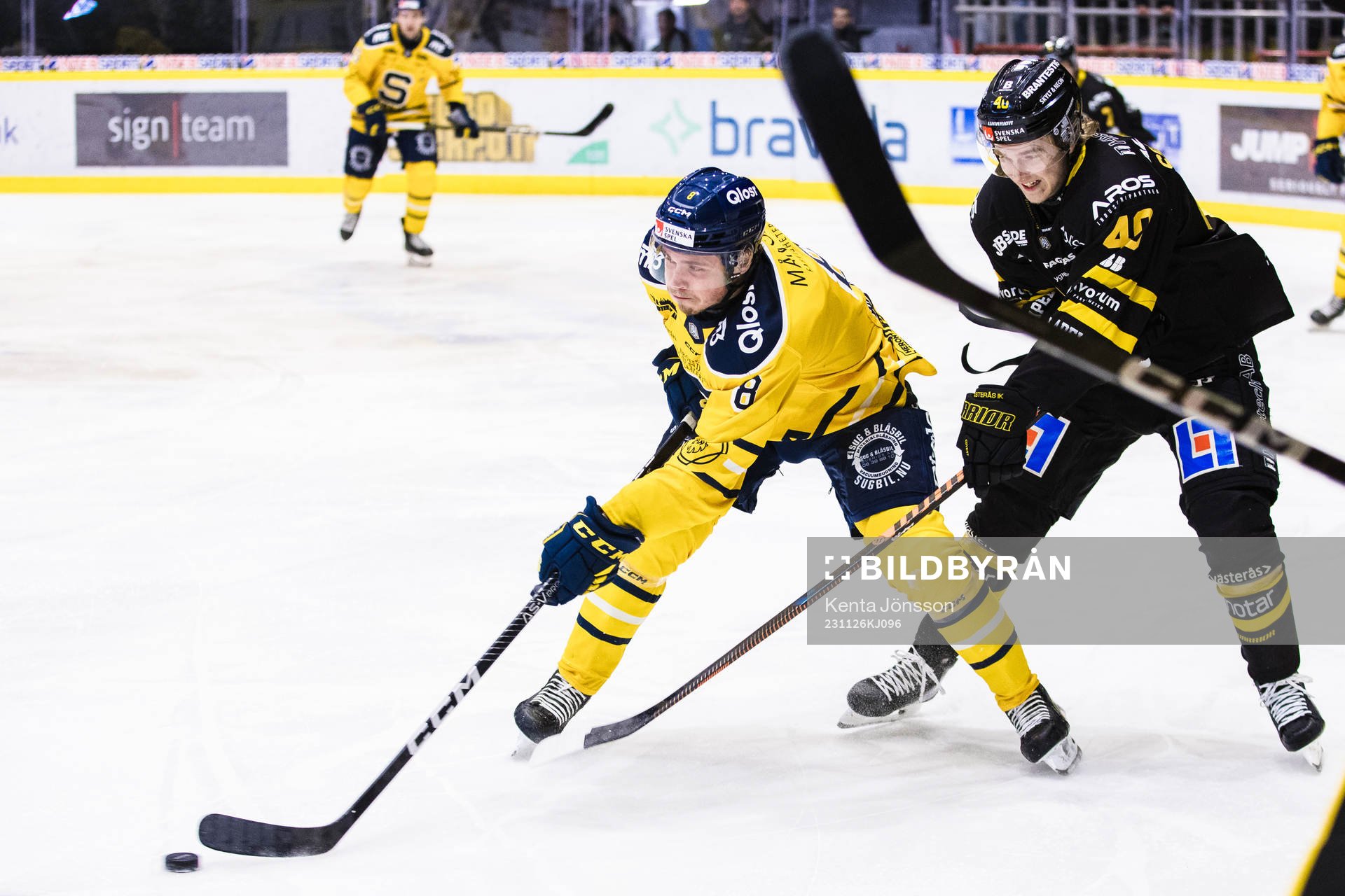 Södertäljes William Wiå och Västerås Isac Skedung