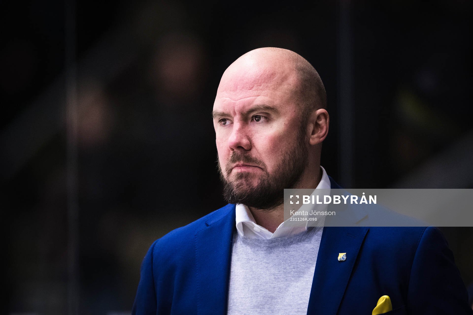 Södertäljes assisterande tränare Nicklas Grossman