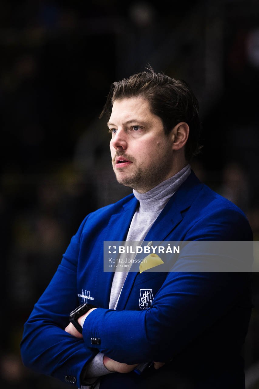 Södertäljes assisterande tränare Mattias Zackrisson