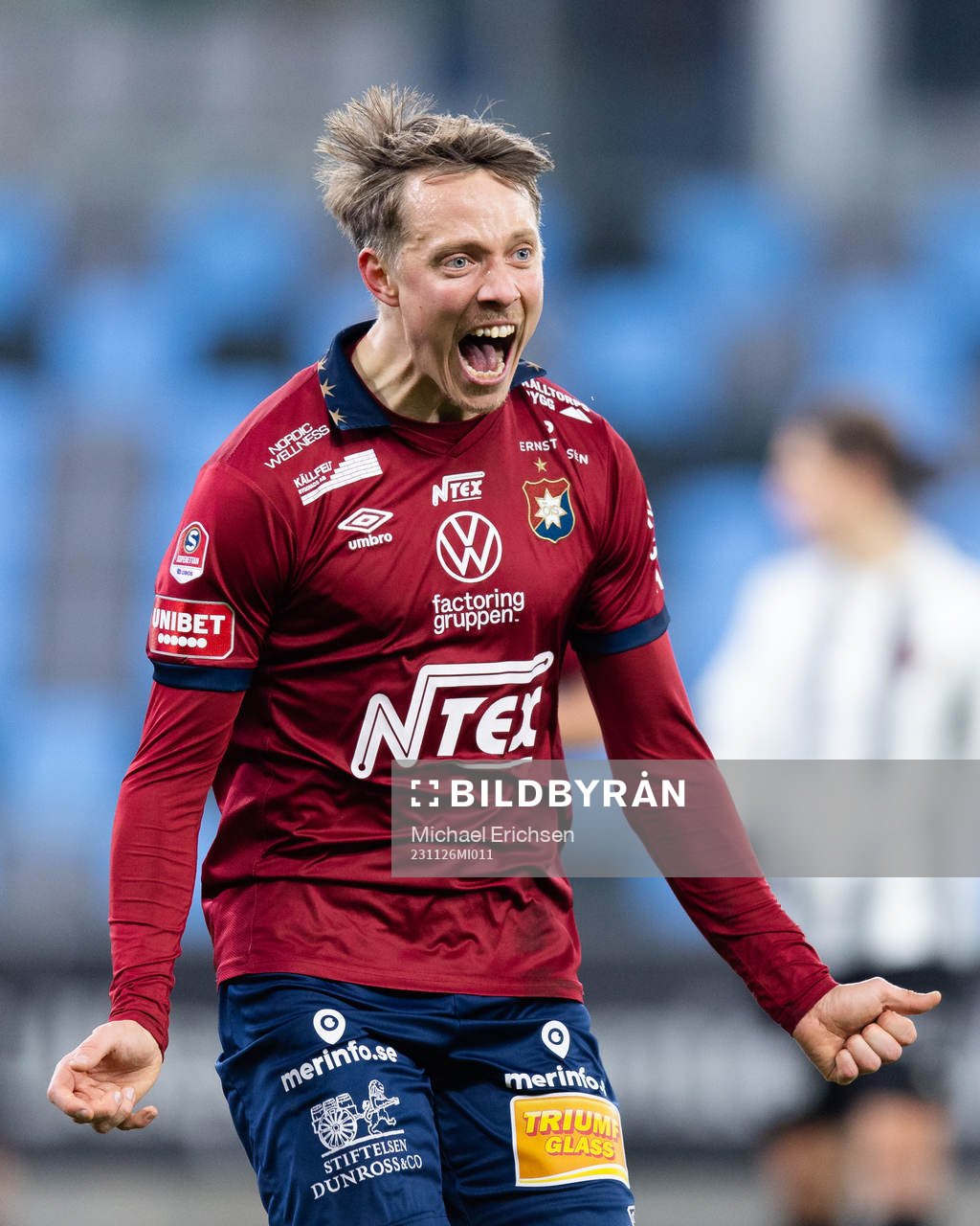 Örgrytes Viktor Lundberg jublar