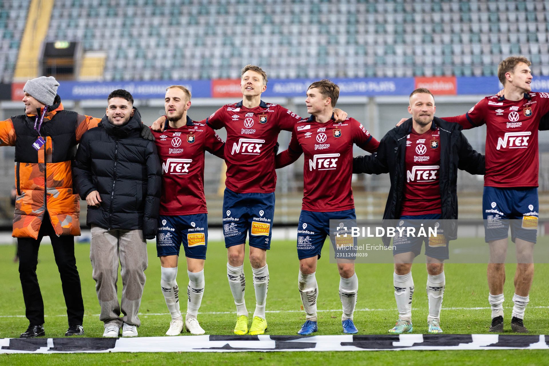 Örgrytes spelare jublar