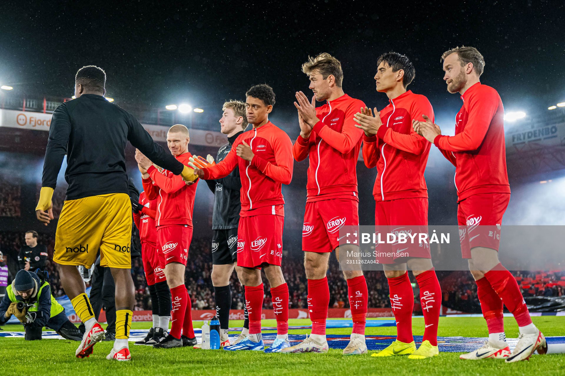 Pemi Moumbagna Faris of Bodø/Glimt, Sivert Heltne Nilsen,