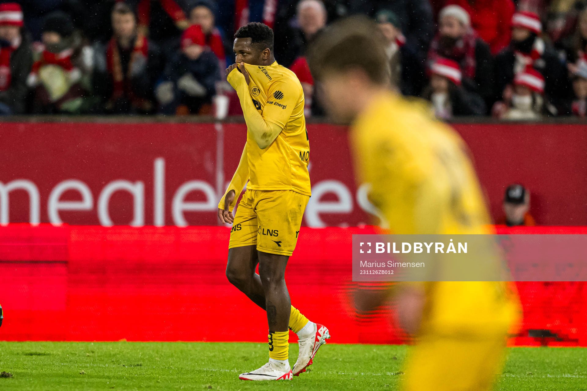 Pemi Moumbagna Faris of Bodø/Glimt looks dejected