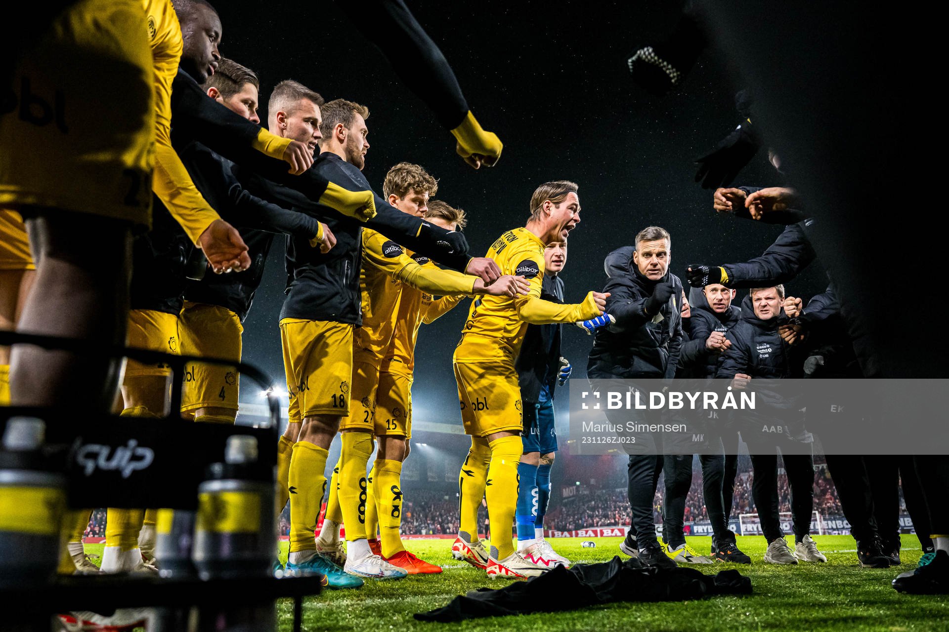 Patrick Berg and Kjetil Knutsen, head coach of Bodø/Glimt