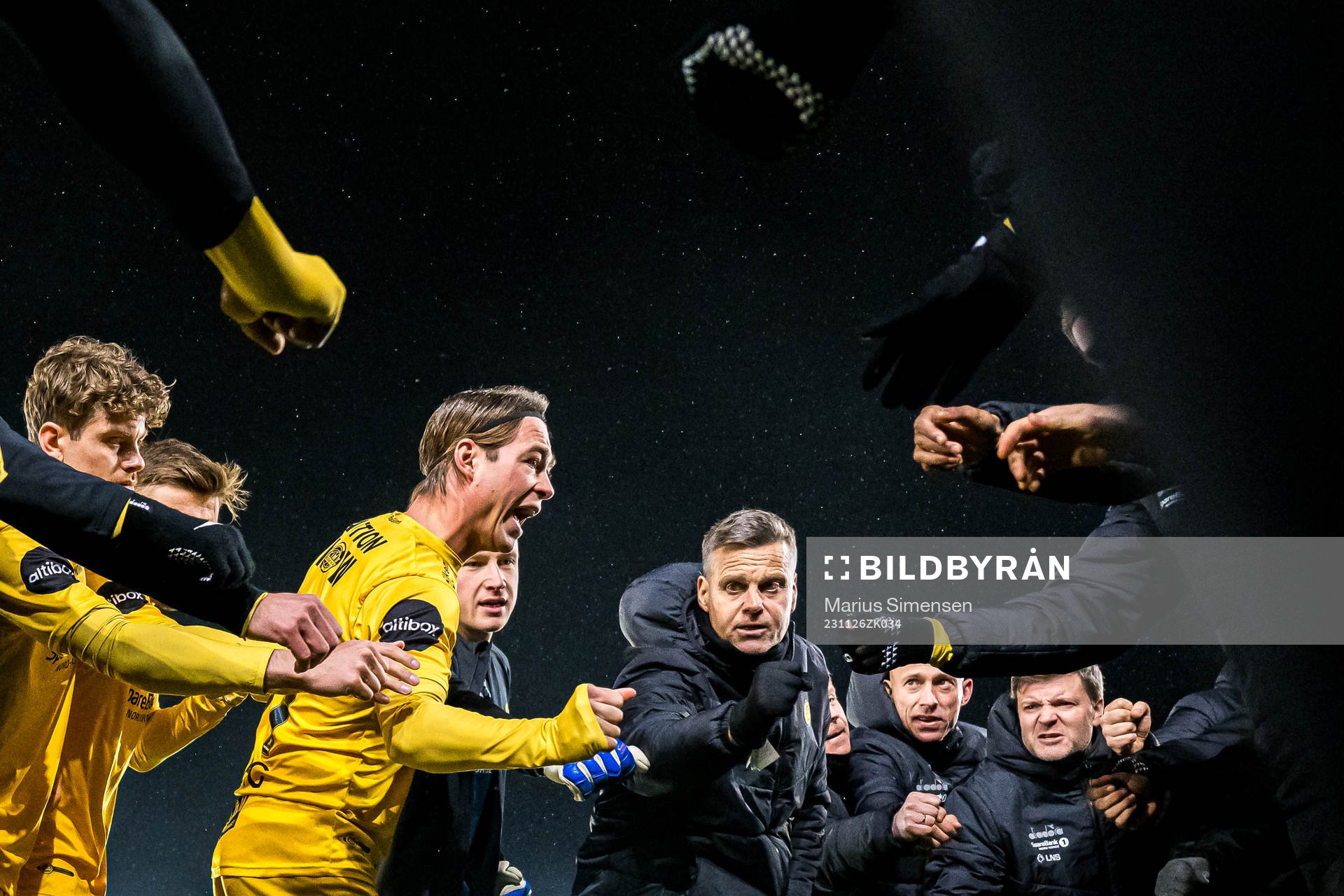 Patrick Berg and Kjetil Knutsen, head coach of Bodø/Glimt