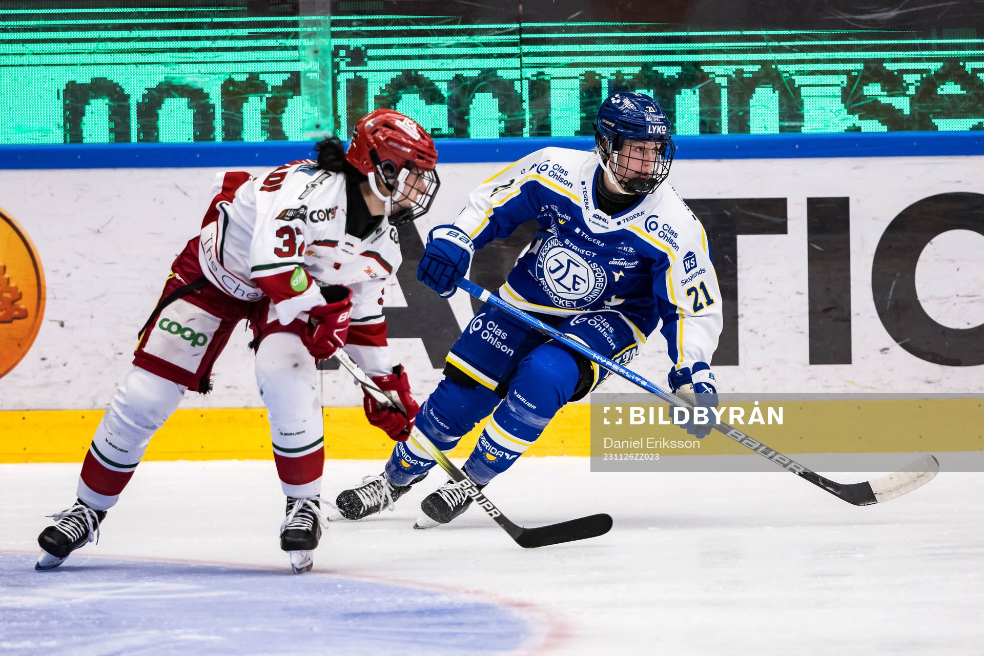 Modos Mariam El-Mahmadi och Leksands Emilie Kruse Johansen