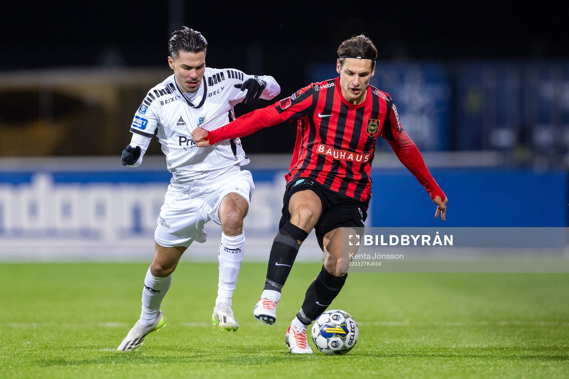 Utsiktens William Milovanovic och Brommapojkarnas Kevin