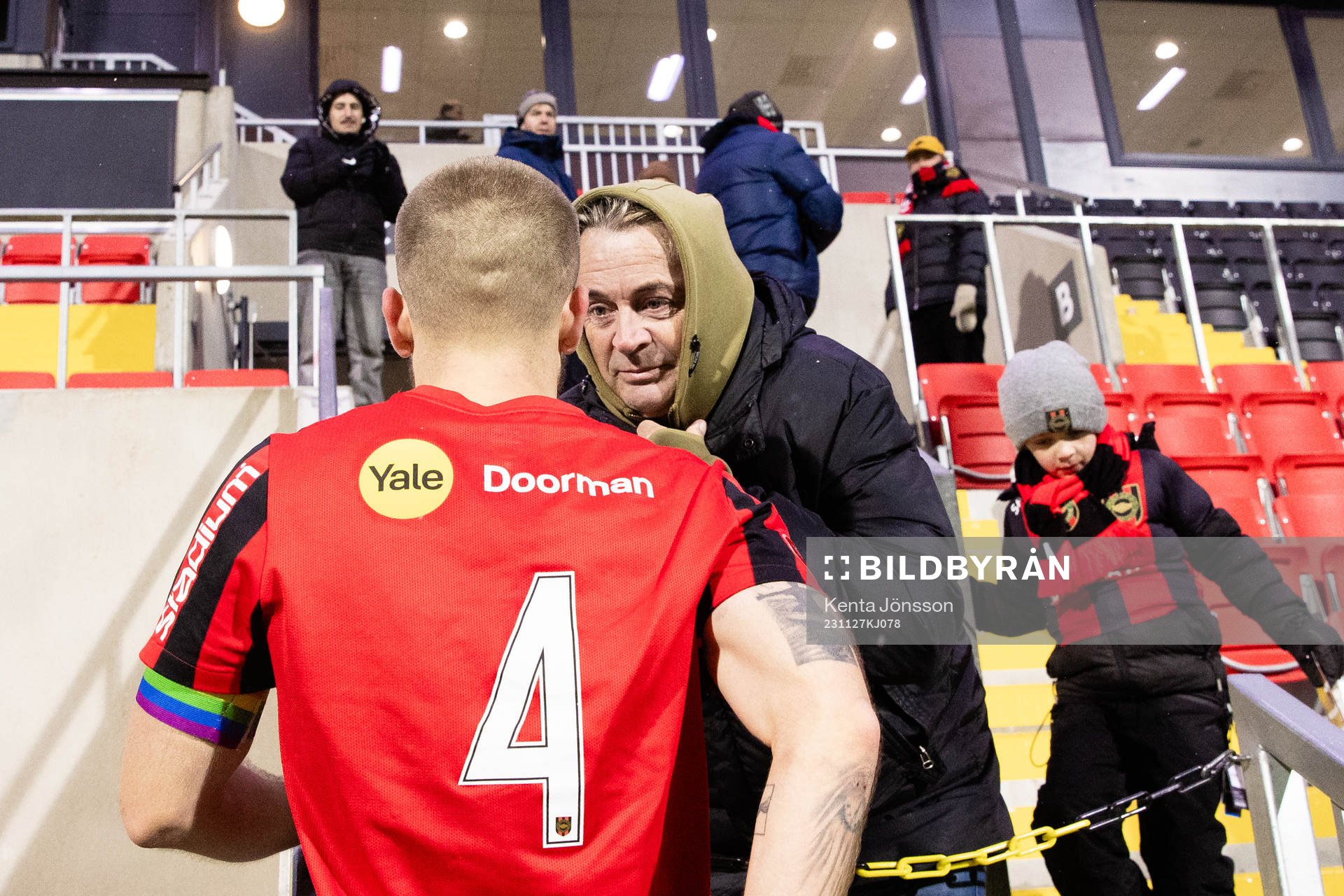 Brommapojkarnas Amadeus Sögaard och Runar Söögard