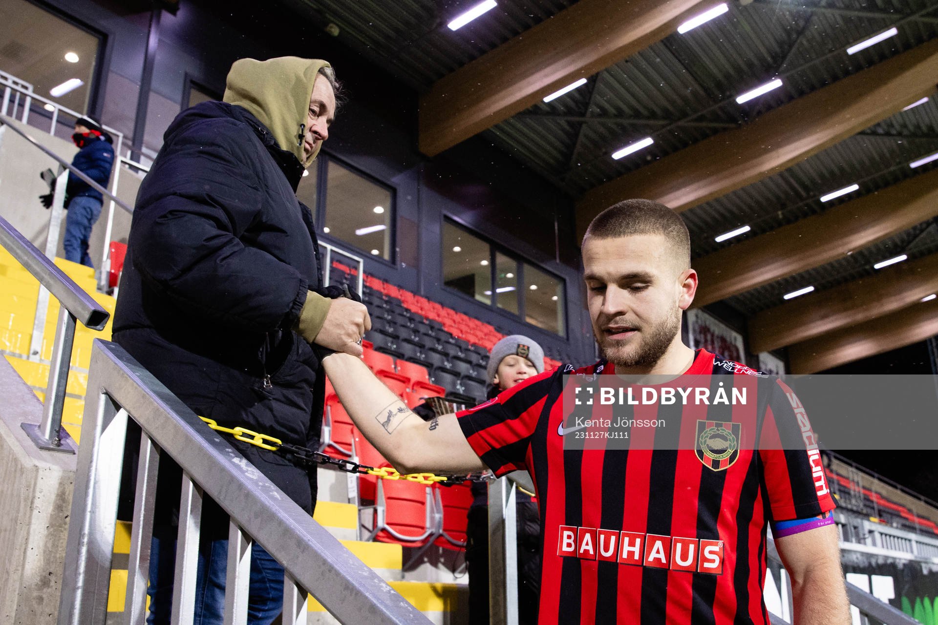 Brommapojkarnas Amadeus Sögaard och Runar Sögaard