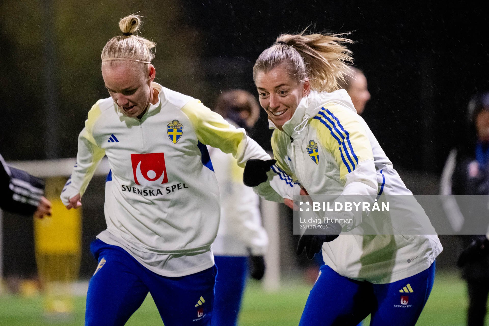 Caroline Seger and Linda Sembrant