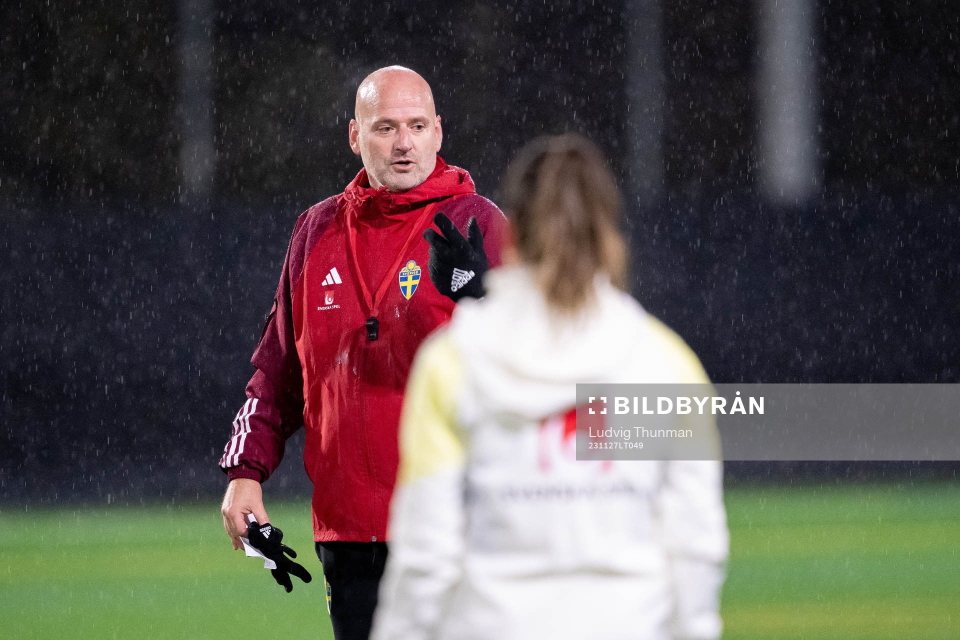 Assistant coach Magnus Wikman