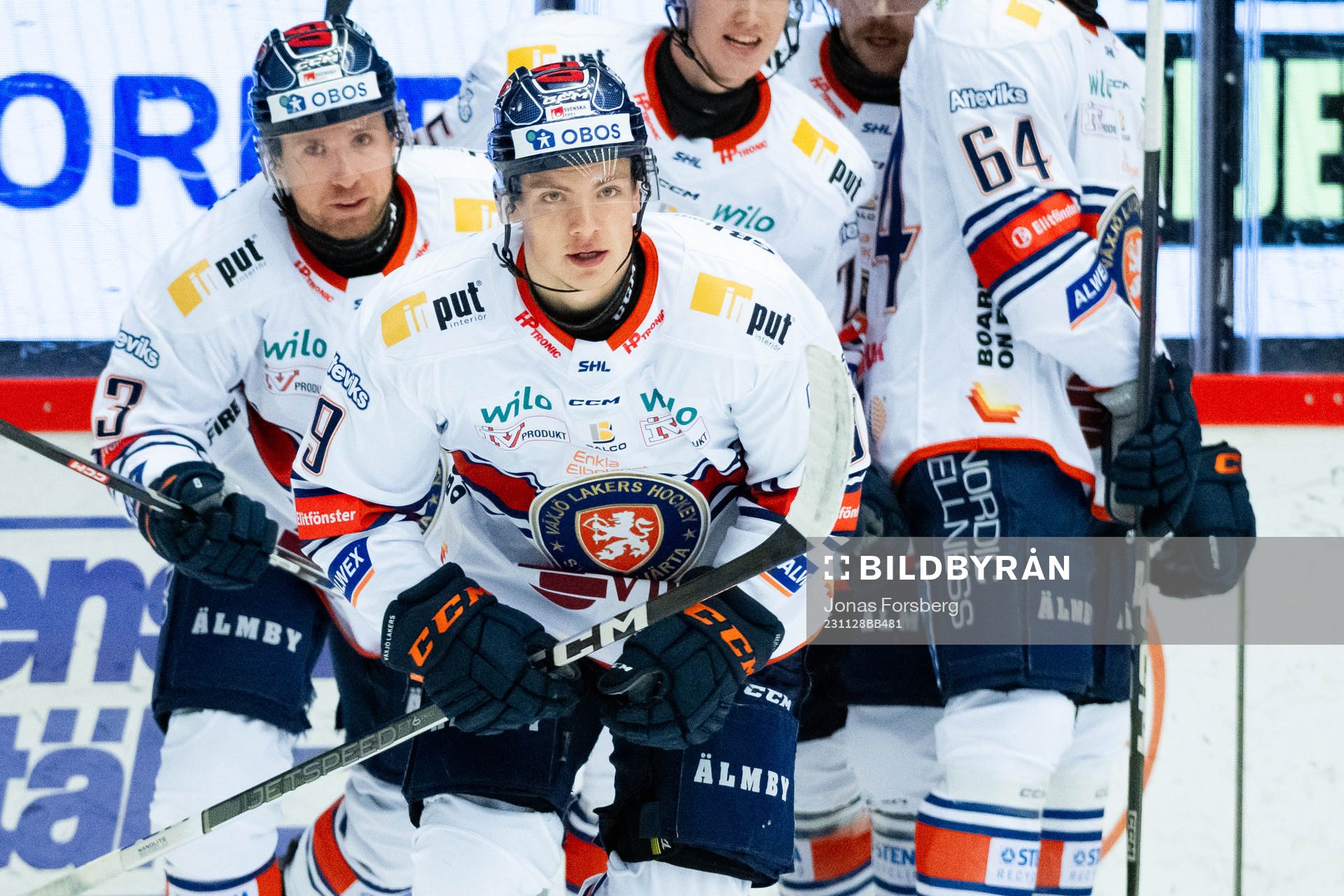 Växjös Victor Stjernborg jublar
