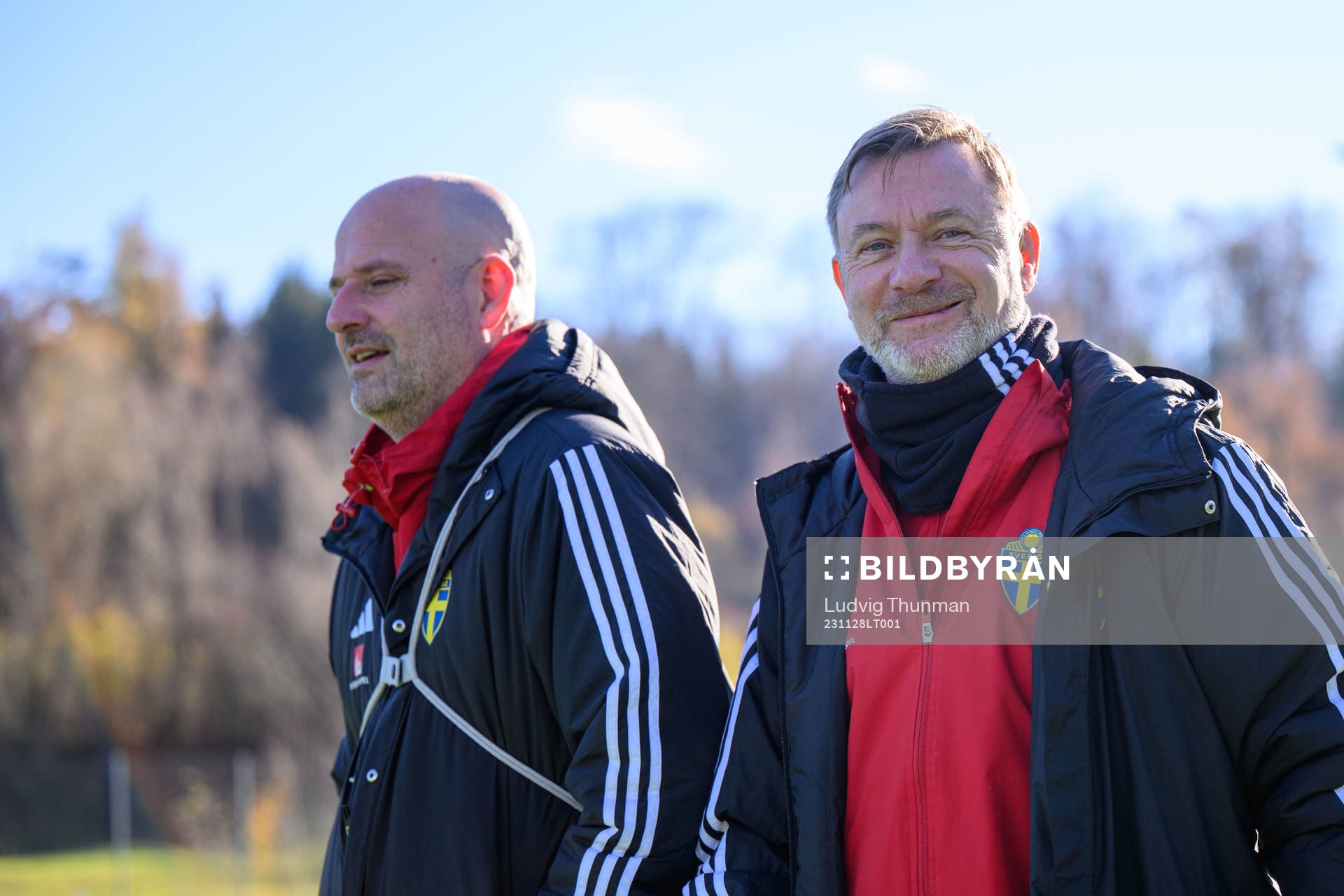 Assistant coach Magnus Wikman and Head coach Peter