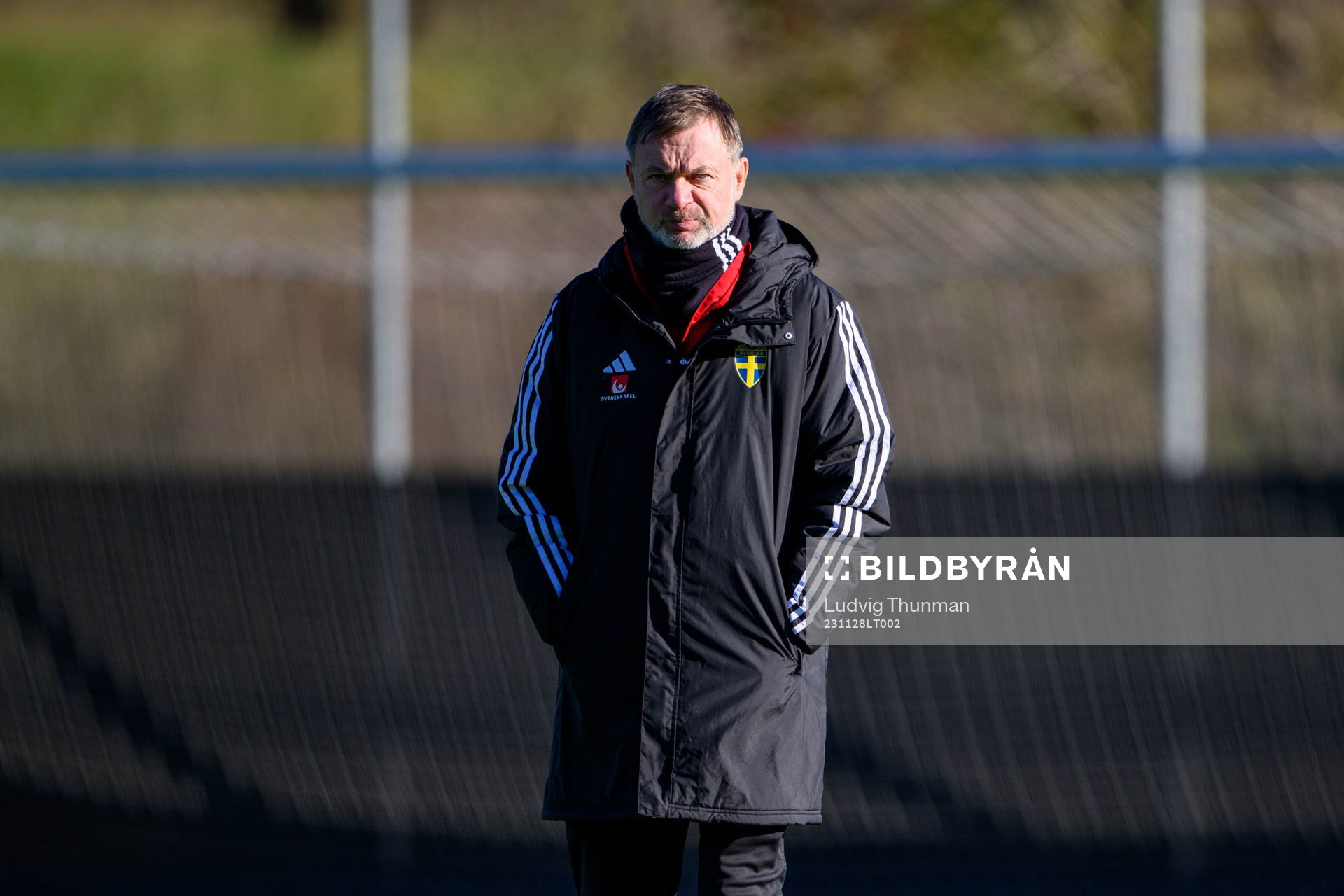Head coach Peter Gerhardsson of Sweden