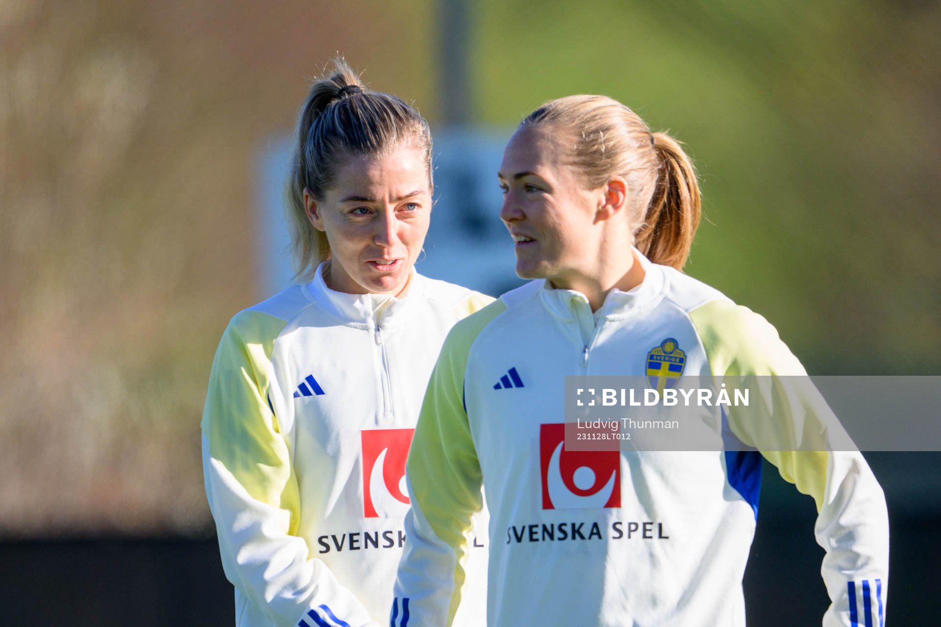 Linda Sembrant and Magdalena Eriksson of Sweden