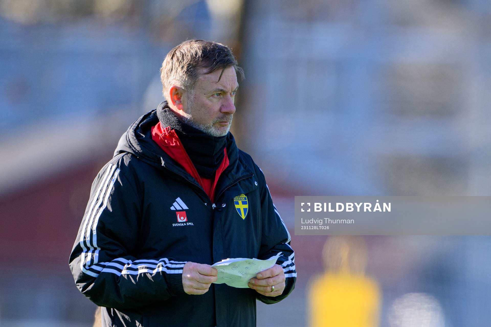 Head coach Peter Gerhardsson of Sweden of the women’s