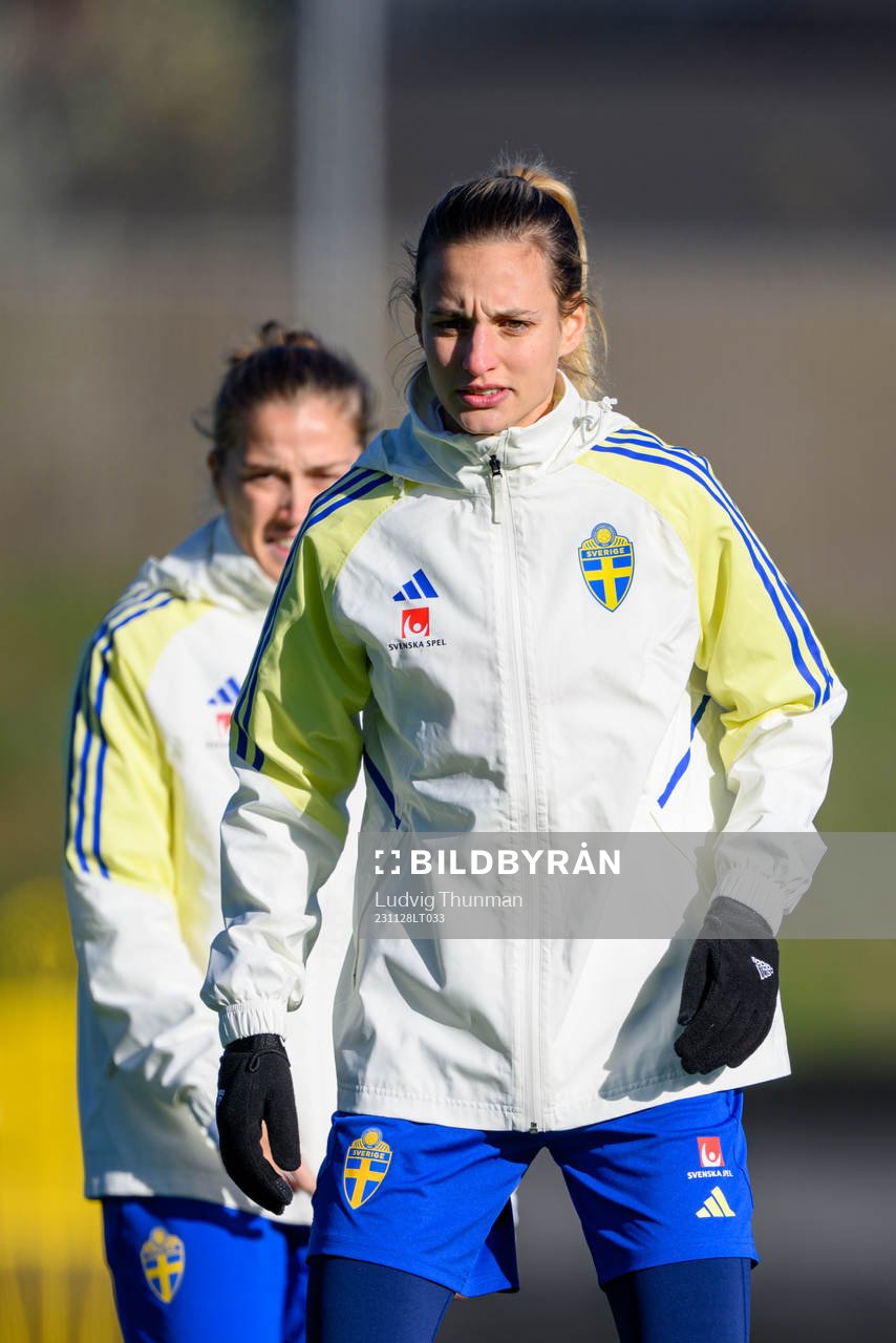 Filippa Angeldahl and Nathalie Björn of Sweden of the