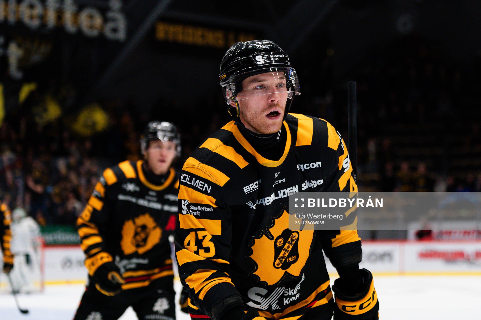 Skellefteås Filip Sandberg jublar