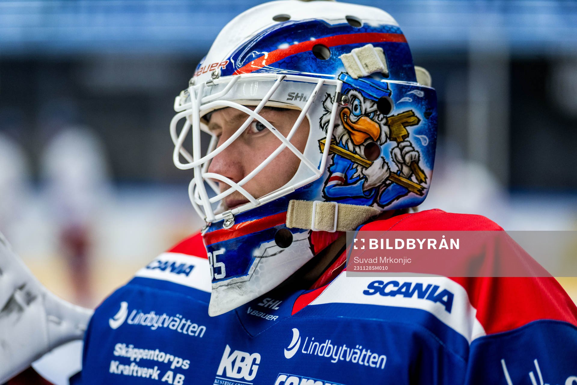 IK Oskarshamns målvakt Emil Kruse