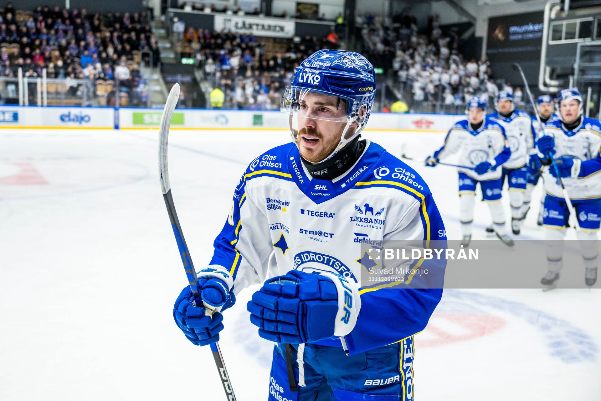 Leksands IFs Matt Caito jublar
