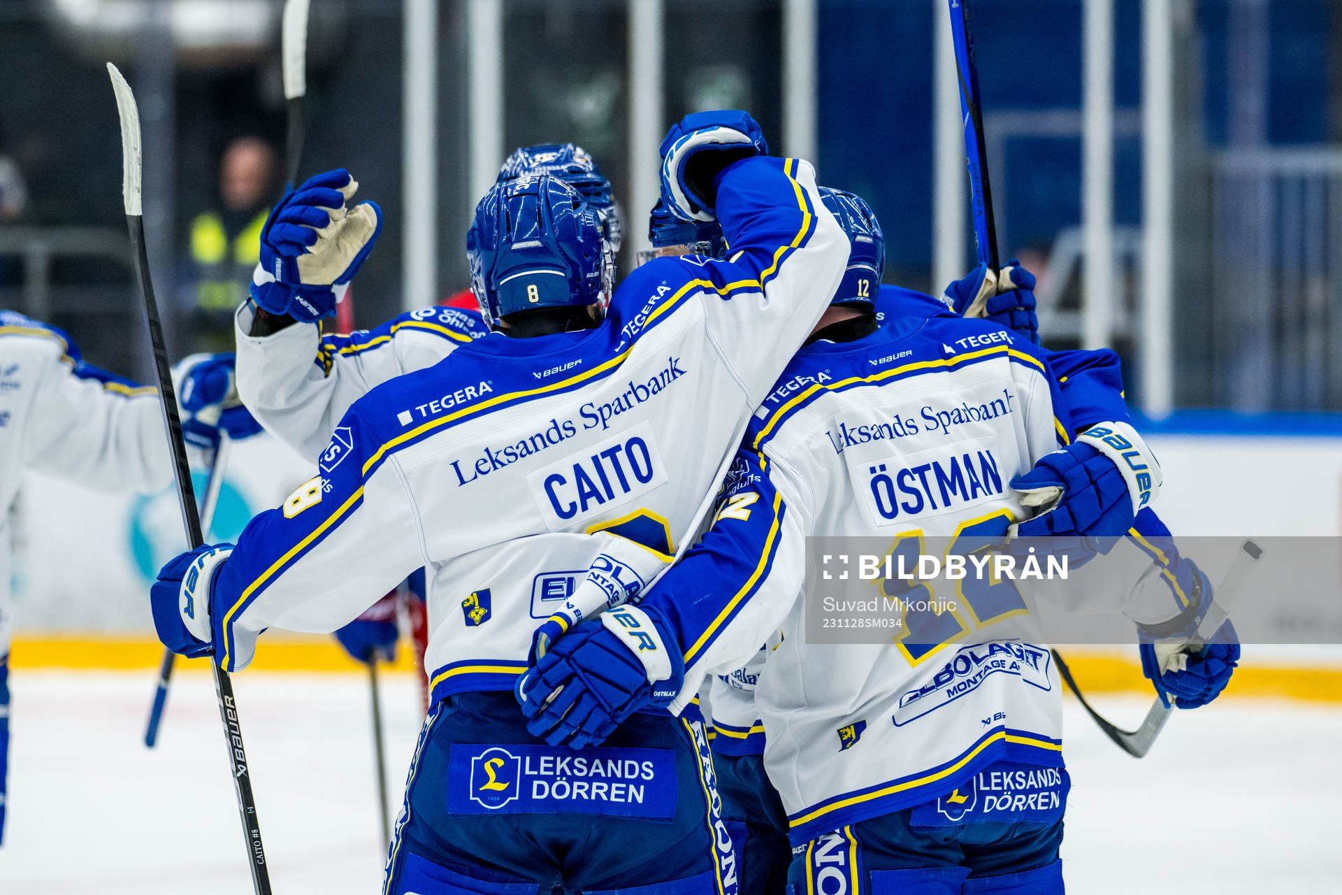 Leksands IFs Matt Caito jublar