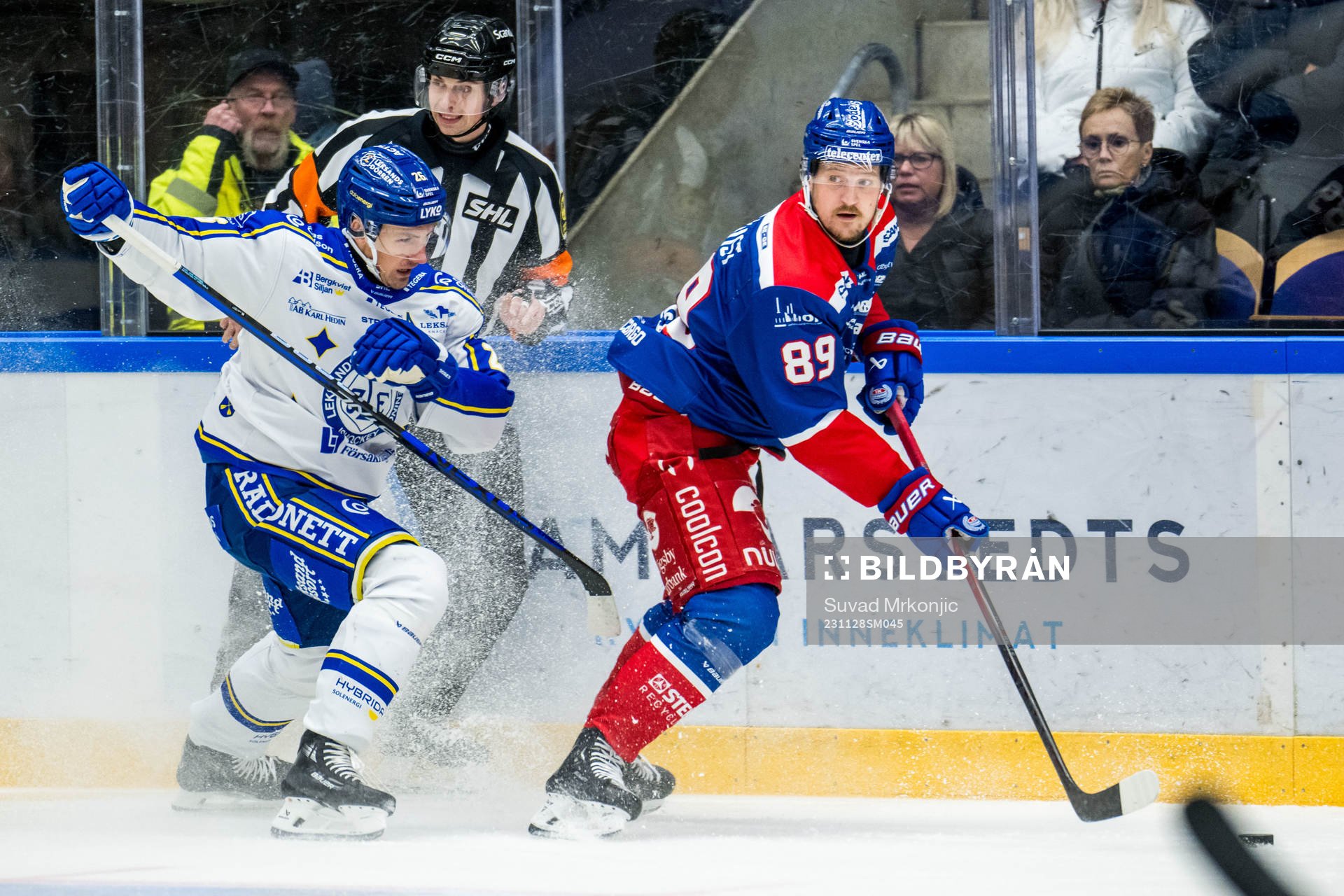 Leksands IFs Patrik Noren och IK Oskarshamns Patrik