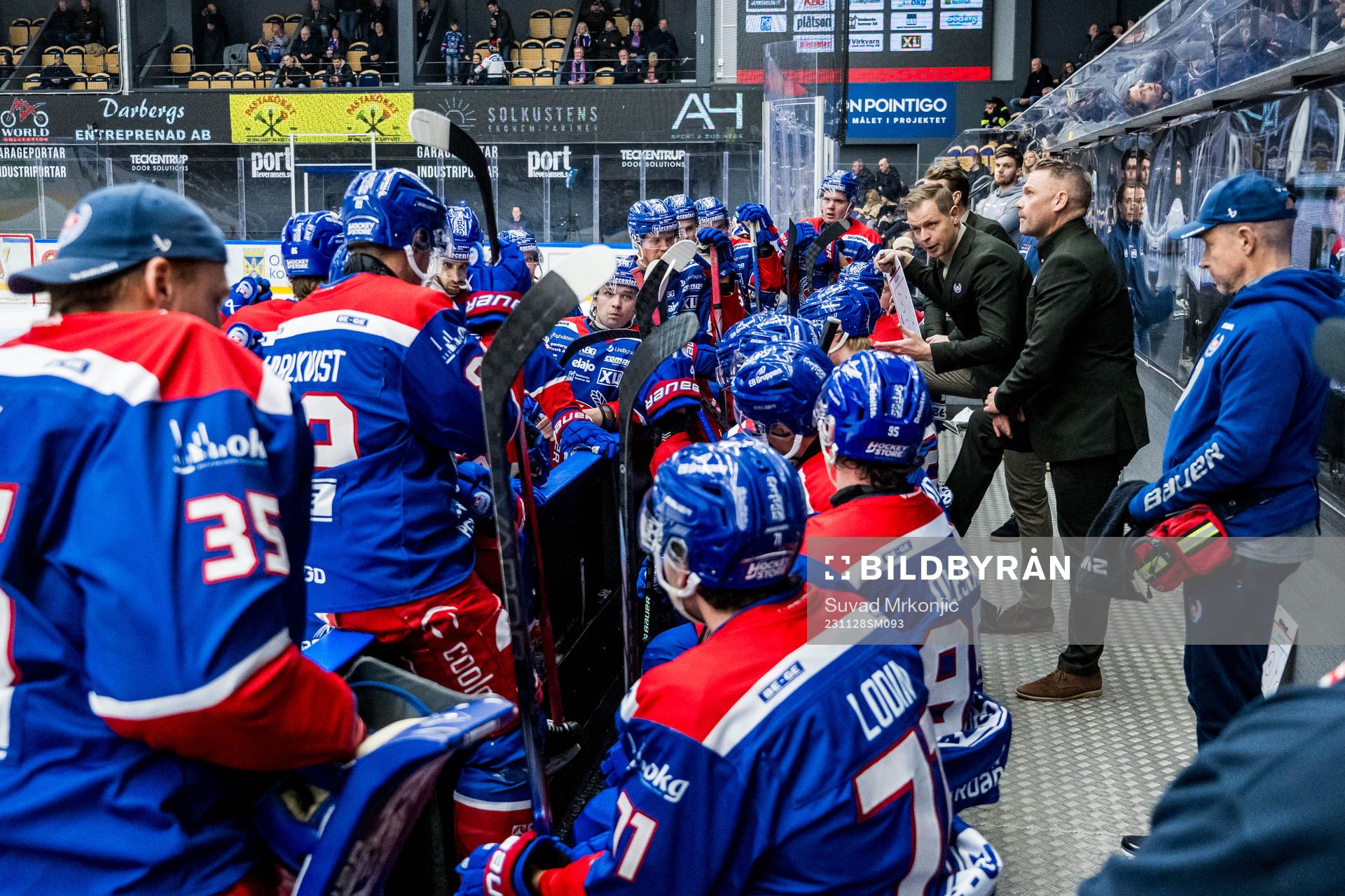 Oskarshamns tränare Martin Filander