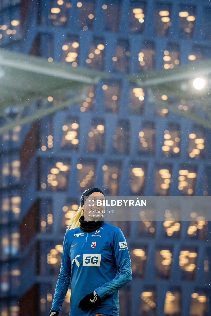 Guro Bergsvand of the Norwegian women's national football