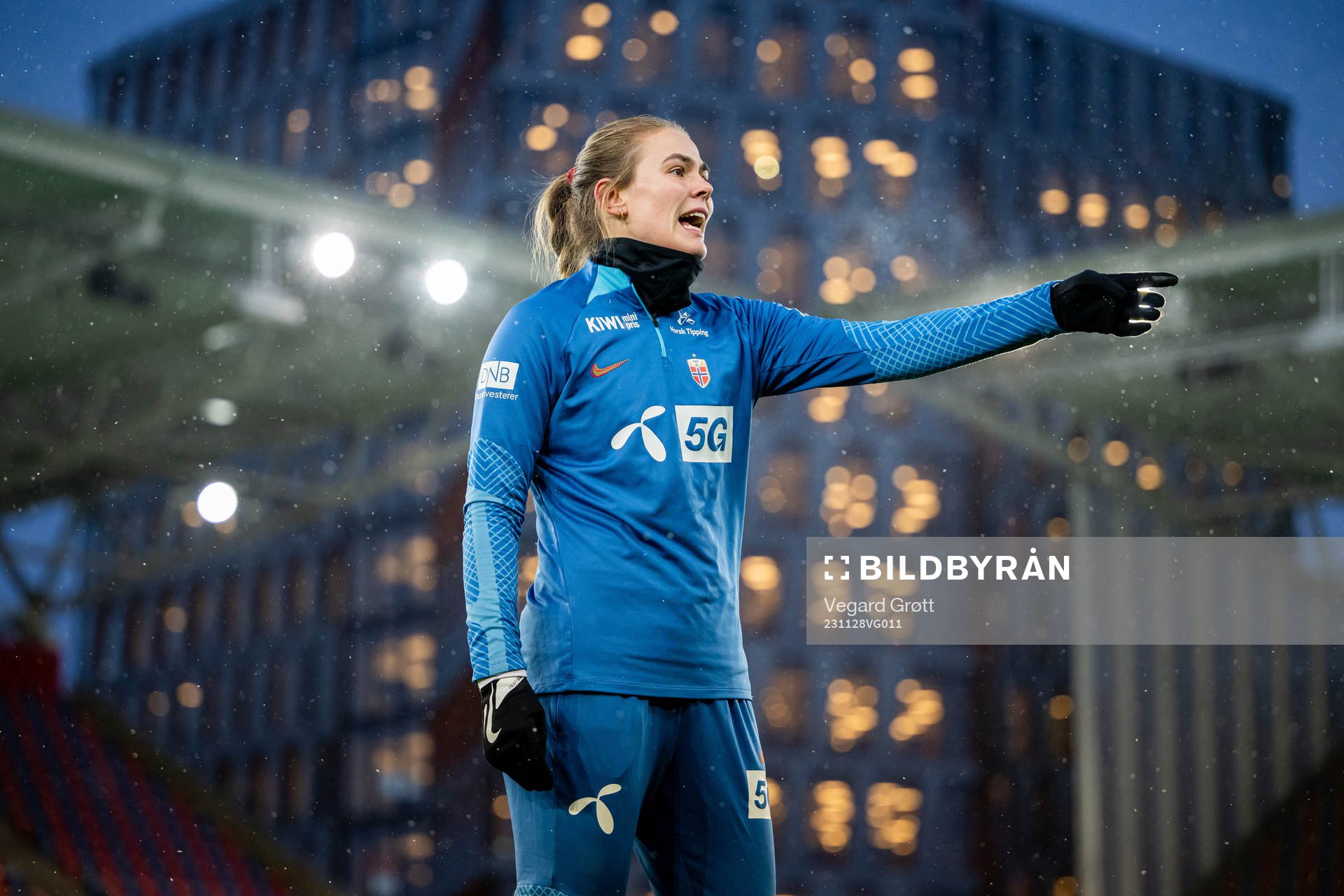 Marthine Østenstad of the Norwegian women's national