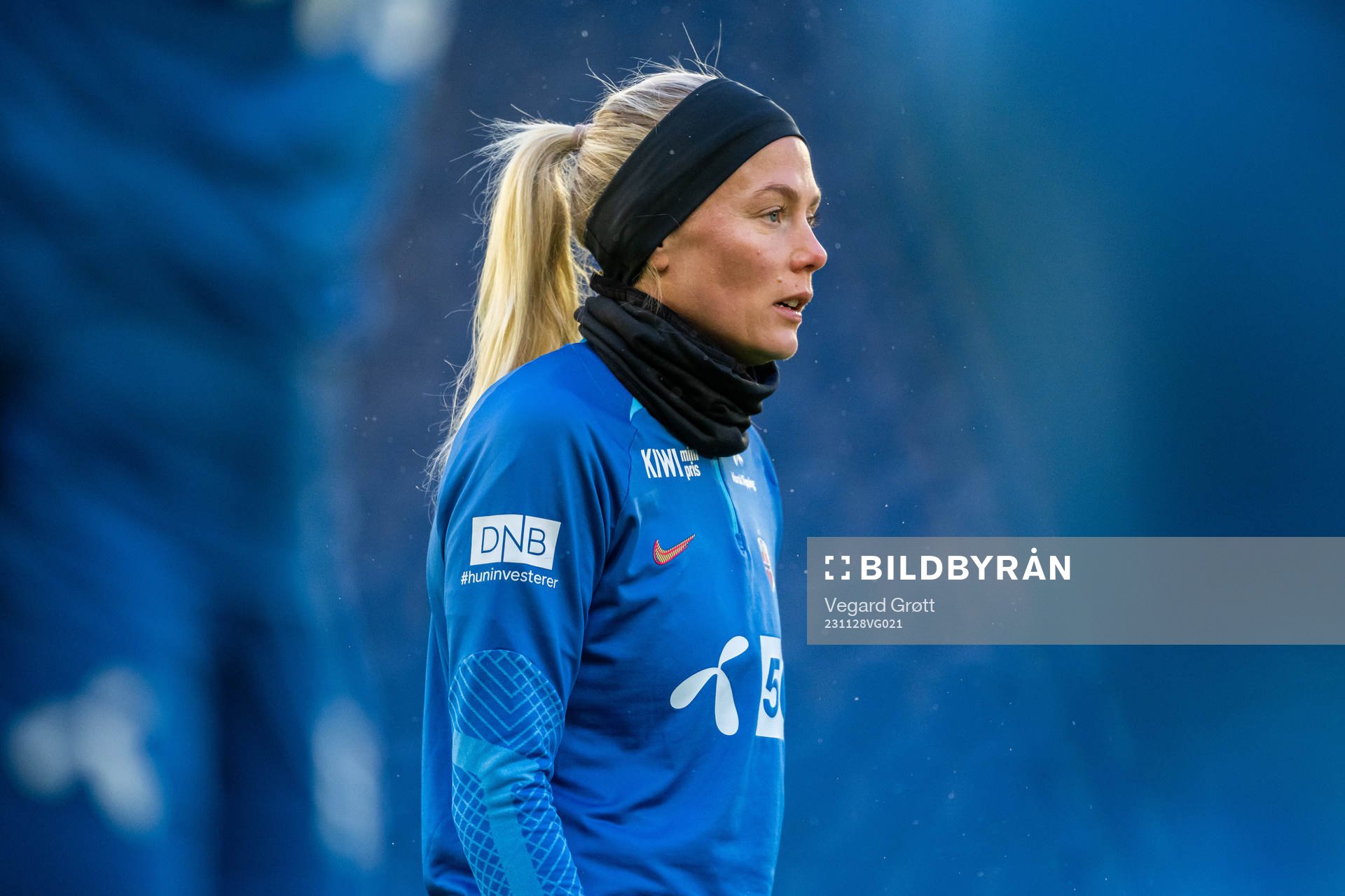 Guro Bergsvand of the Norwegian women's national football
