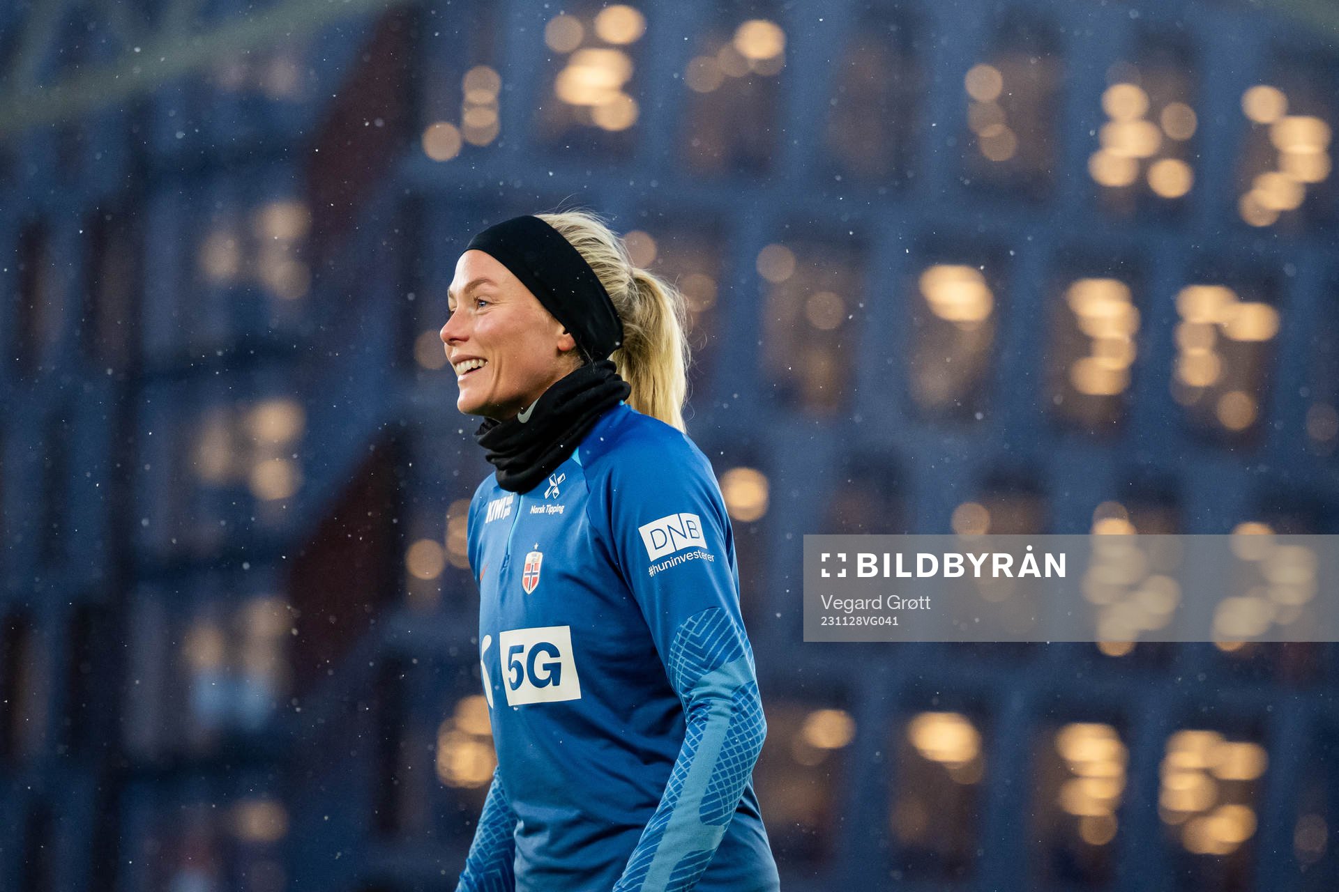 Guro Bergsvand of the Norwegian women's national football