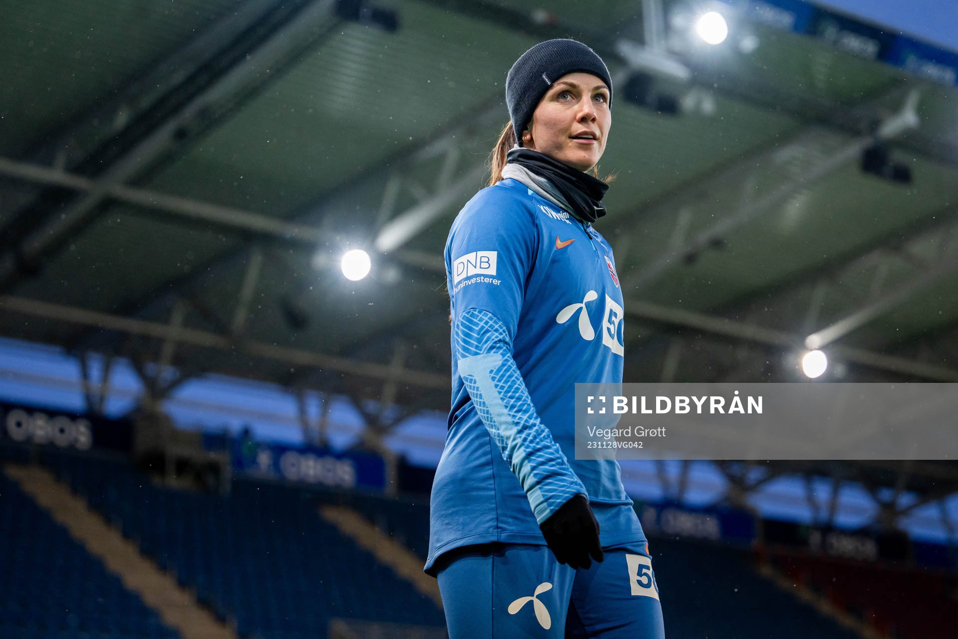 Tuva Hansen of the Norwegian women's national football team