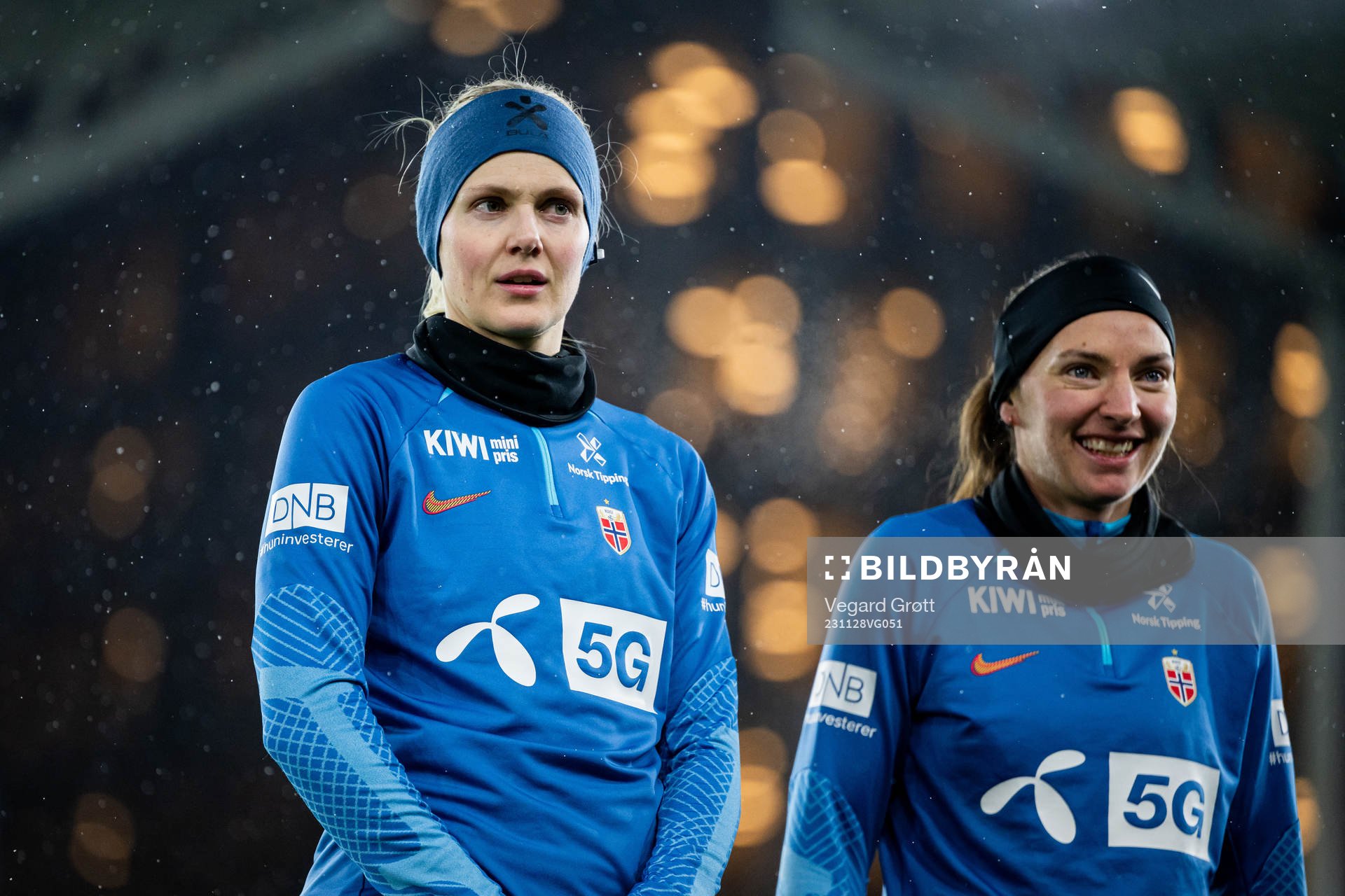 Karina Sævik and Marit Bratberg Lund of the Norwegian
