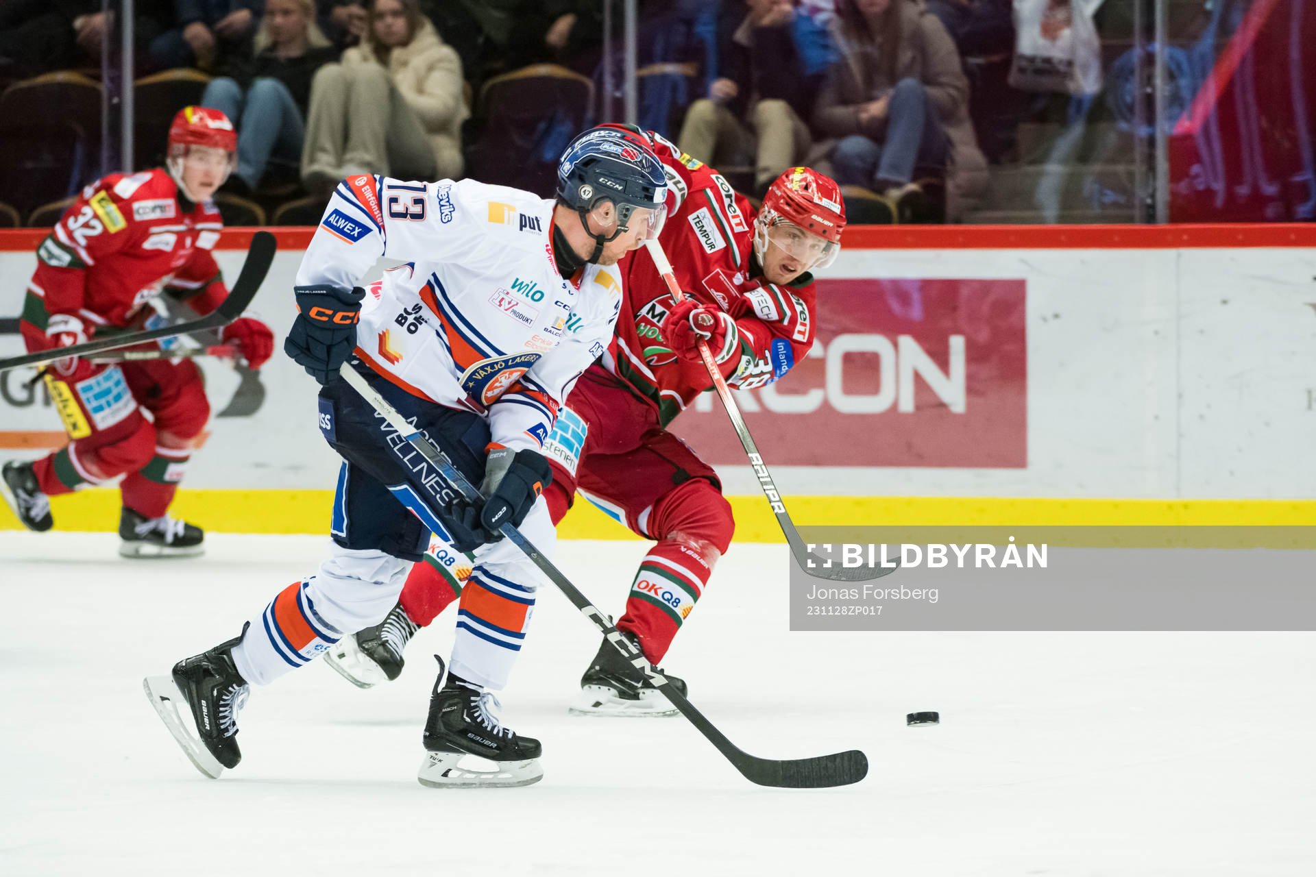 MoDos Johan Södergran och Växjös Dylan McLaughlin
