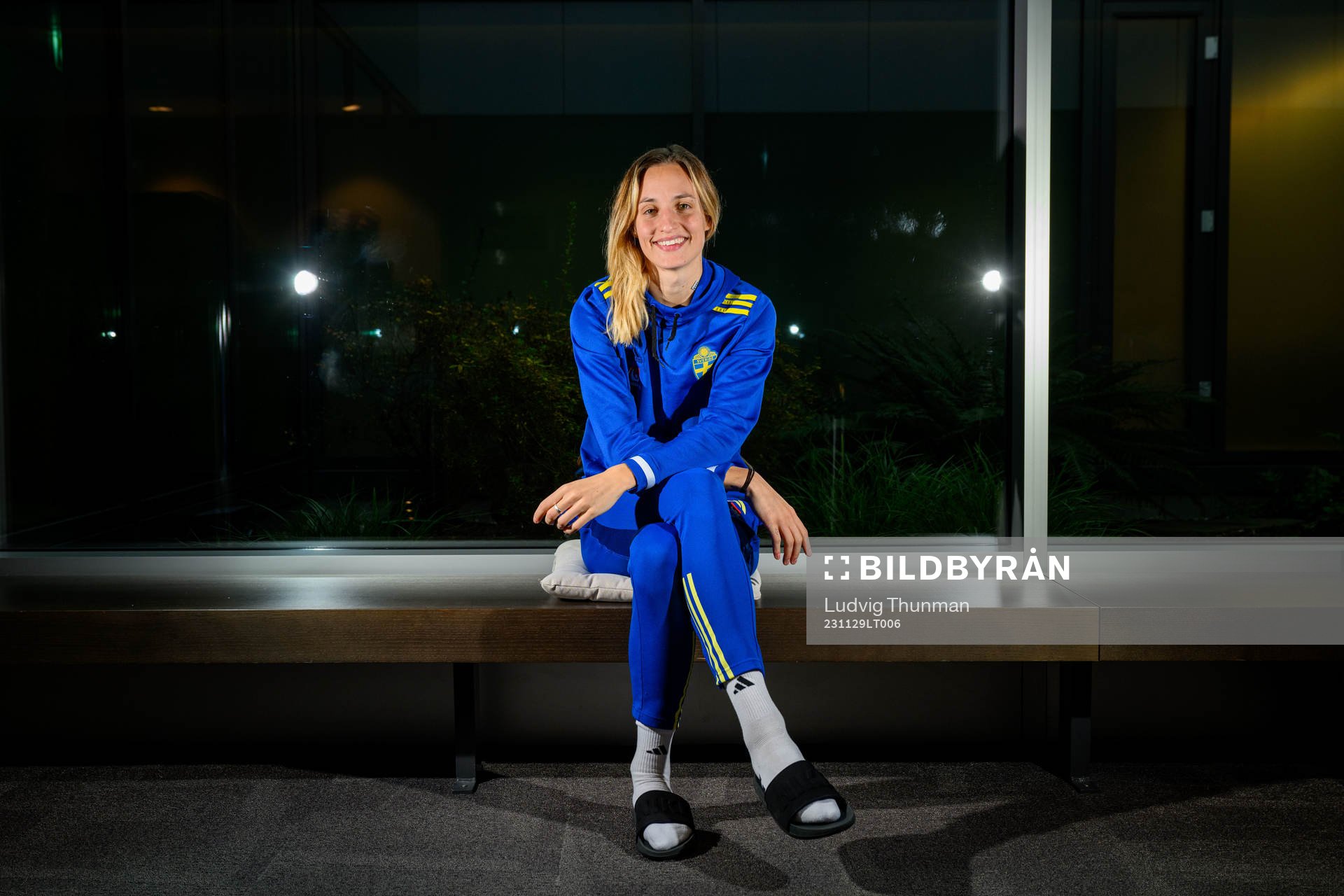 Nathalie Björn of Sweden of the women's national football