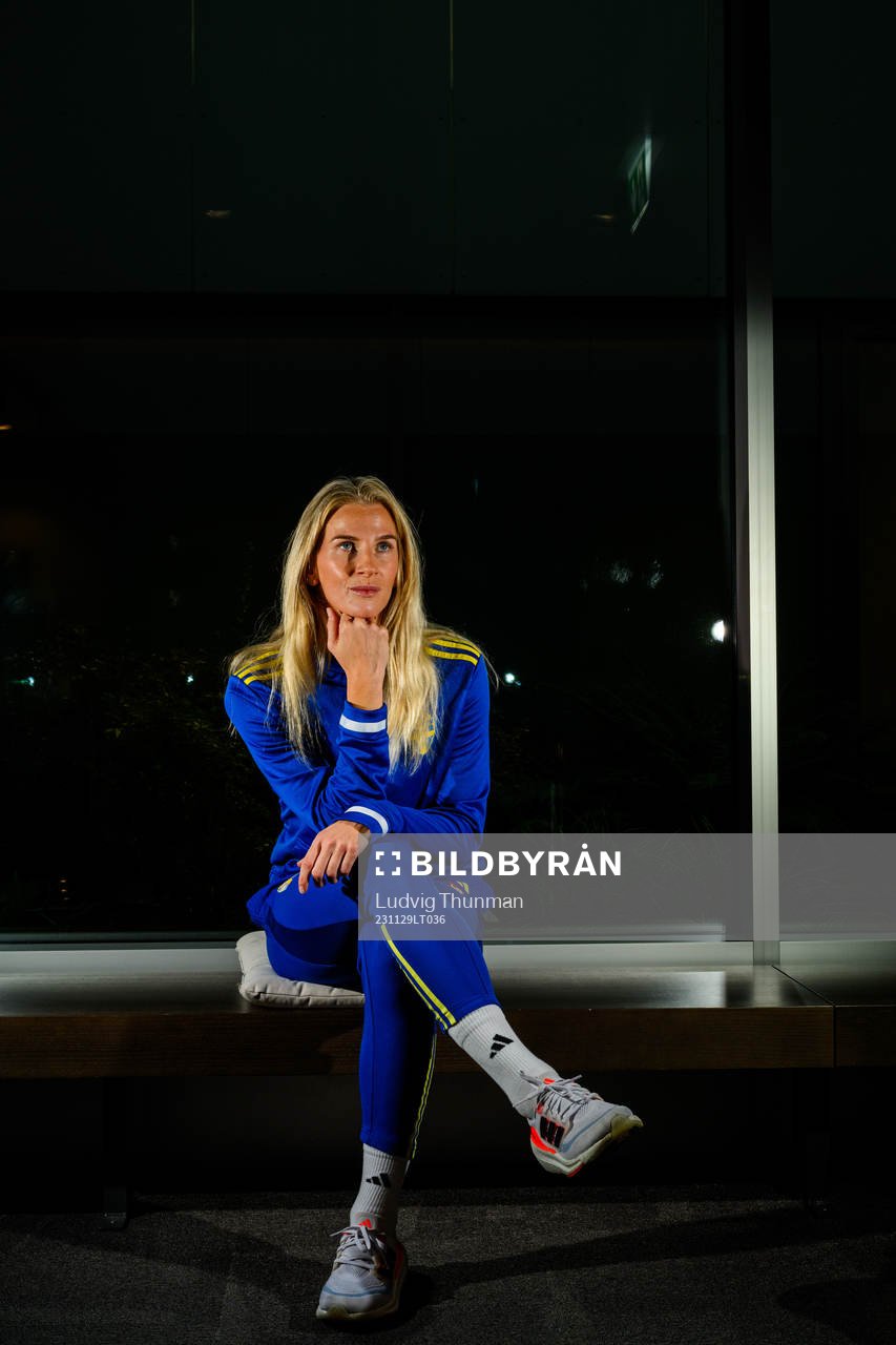 Sofia Jakobsson of the women's national football team of