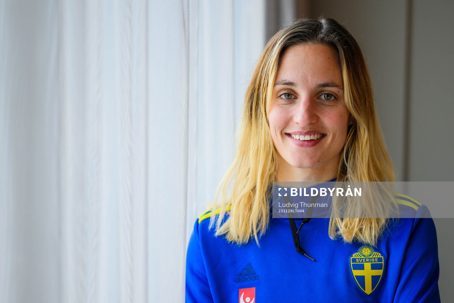Nathalie Björn of the women's national football team of