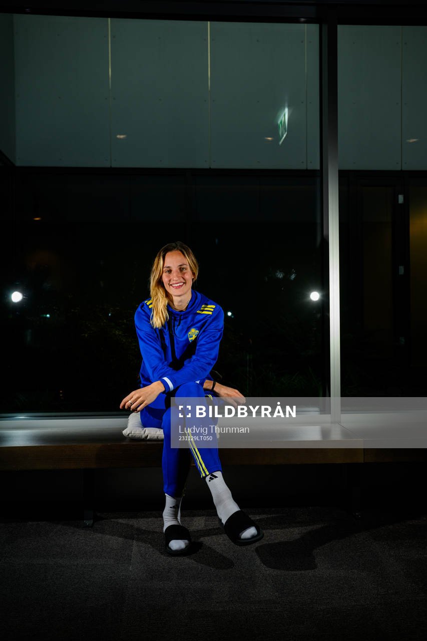 Nathalie Björn of the women's national football team of